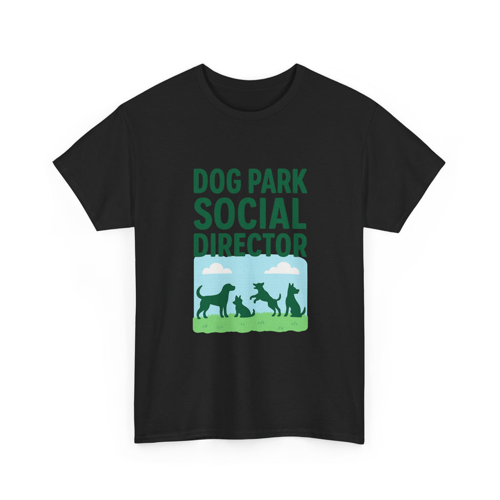 Dog Park Social Director T-Shirt | Dog Lover Gift | Graphic Tee