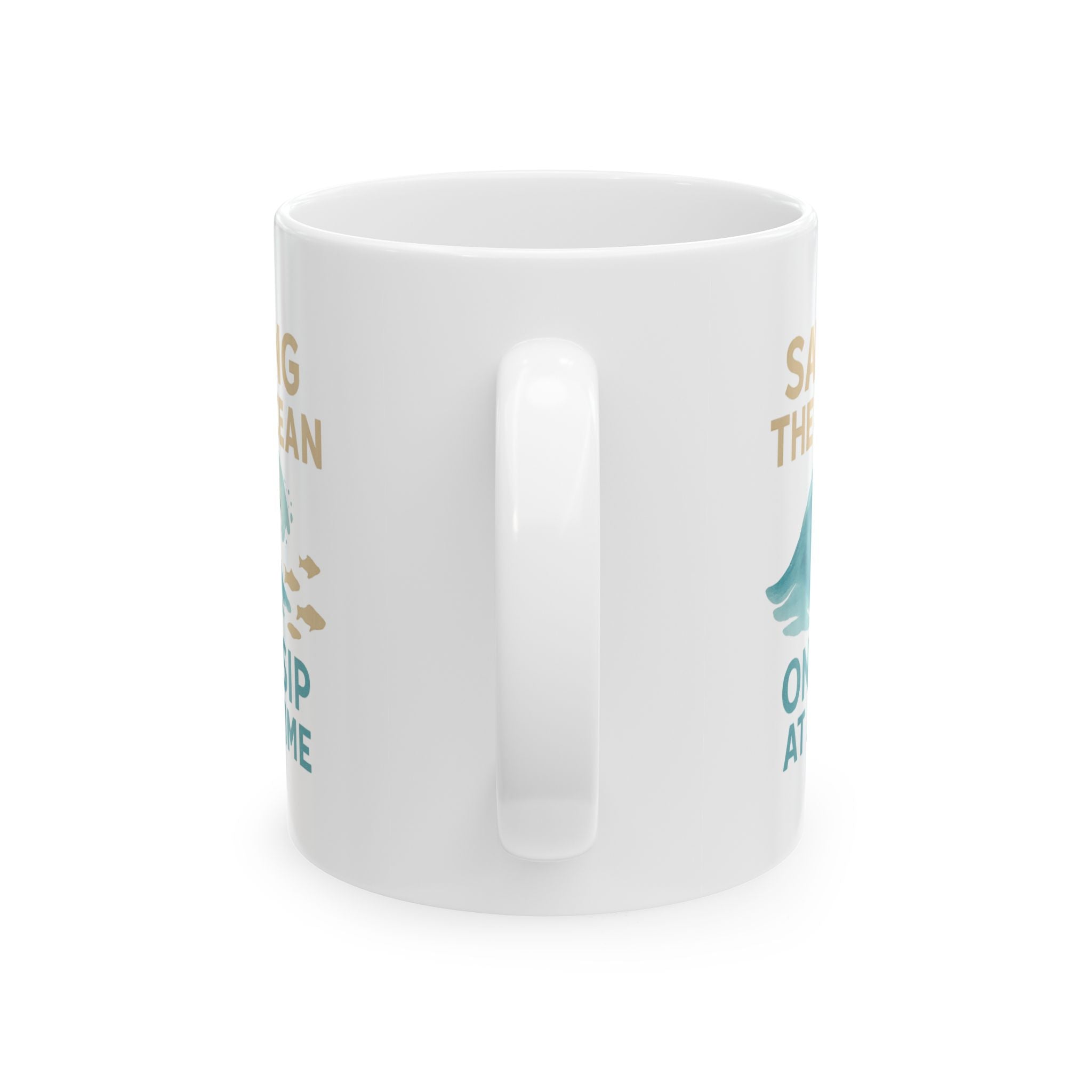 Marine Biologist Saving The Ocean One Sip At A Time Coffee Mug | Unique Gift | Ceramic Mug