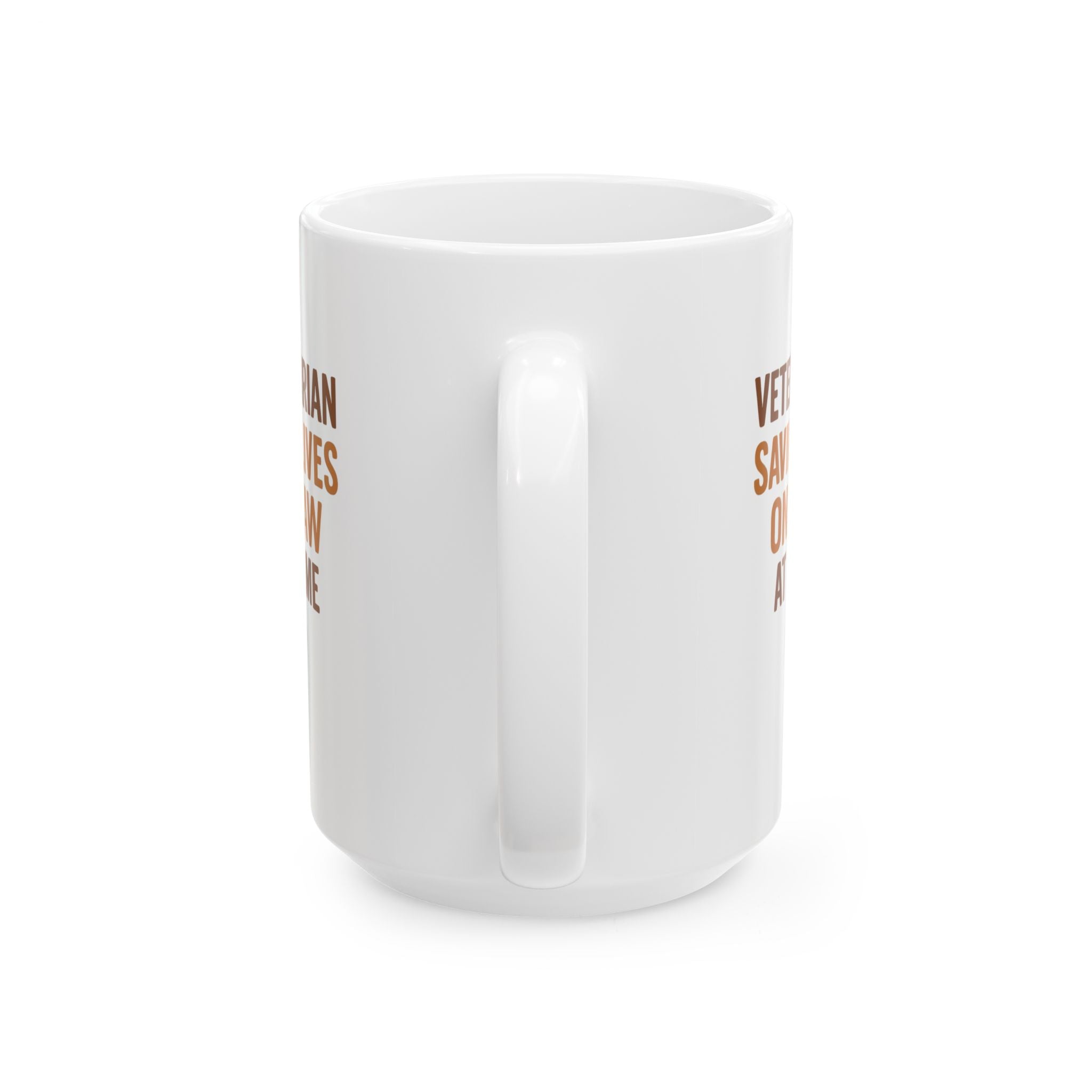 Veterinarian Saving Lives One Paw At A Time Coffee Mug | Unique Gift | Ceramic Mug