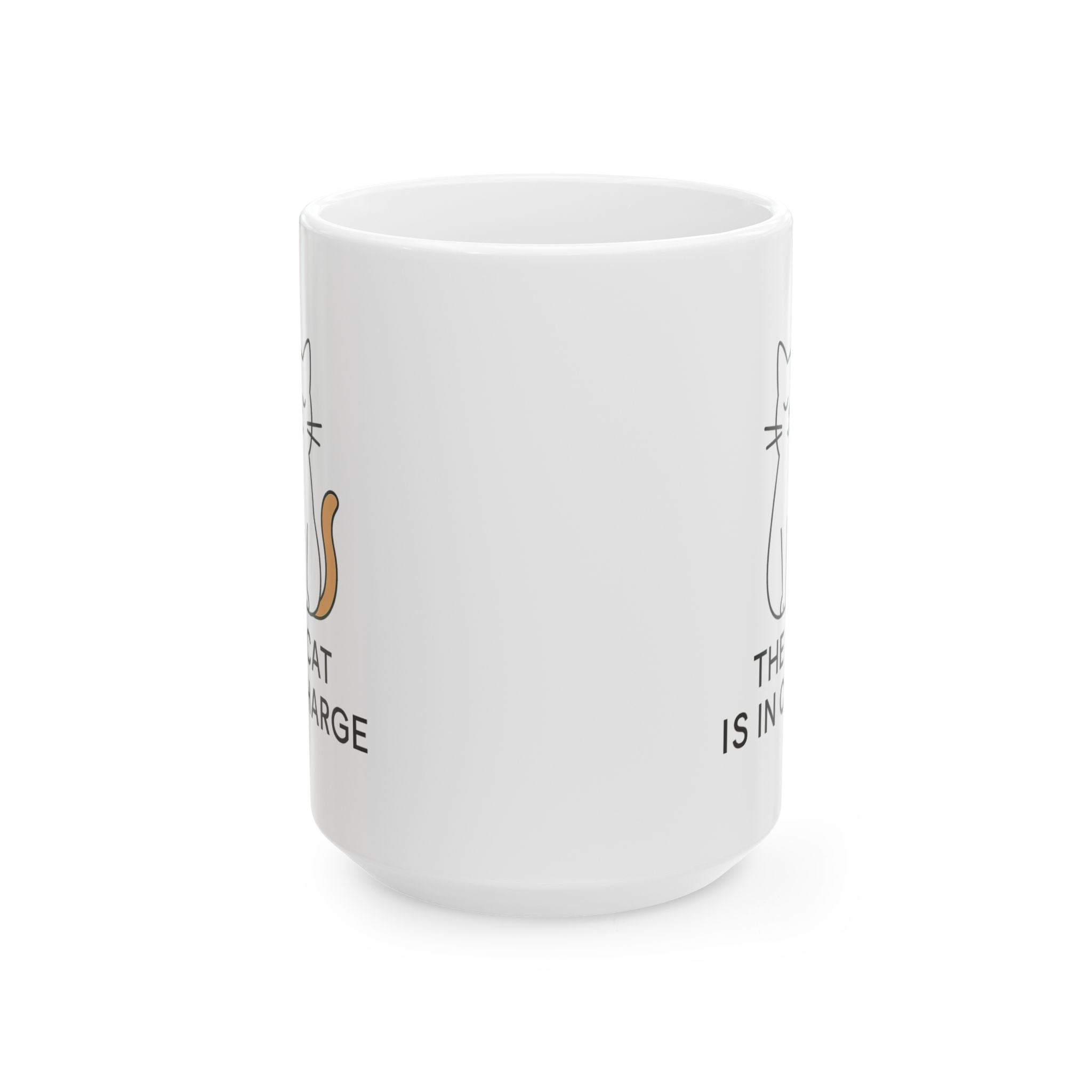 My Cat Judges Me Coffee Mug | Funny Cat Humor | Ceramic Mug