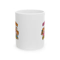 Girl Mom Hair Bows And Chaos Coffee Mug | Funny Girl Mom Gift | Ceramic Mug