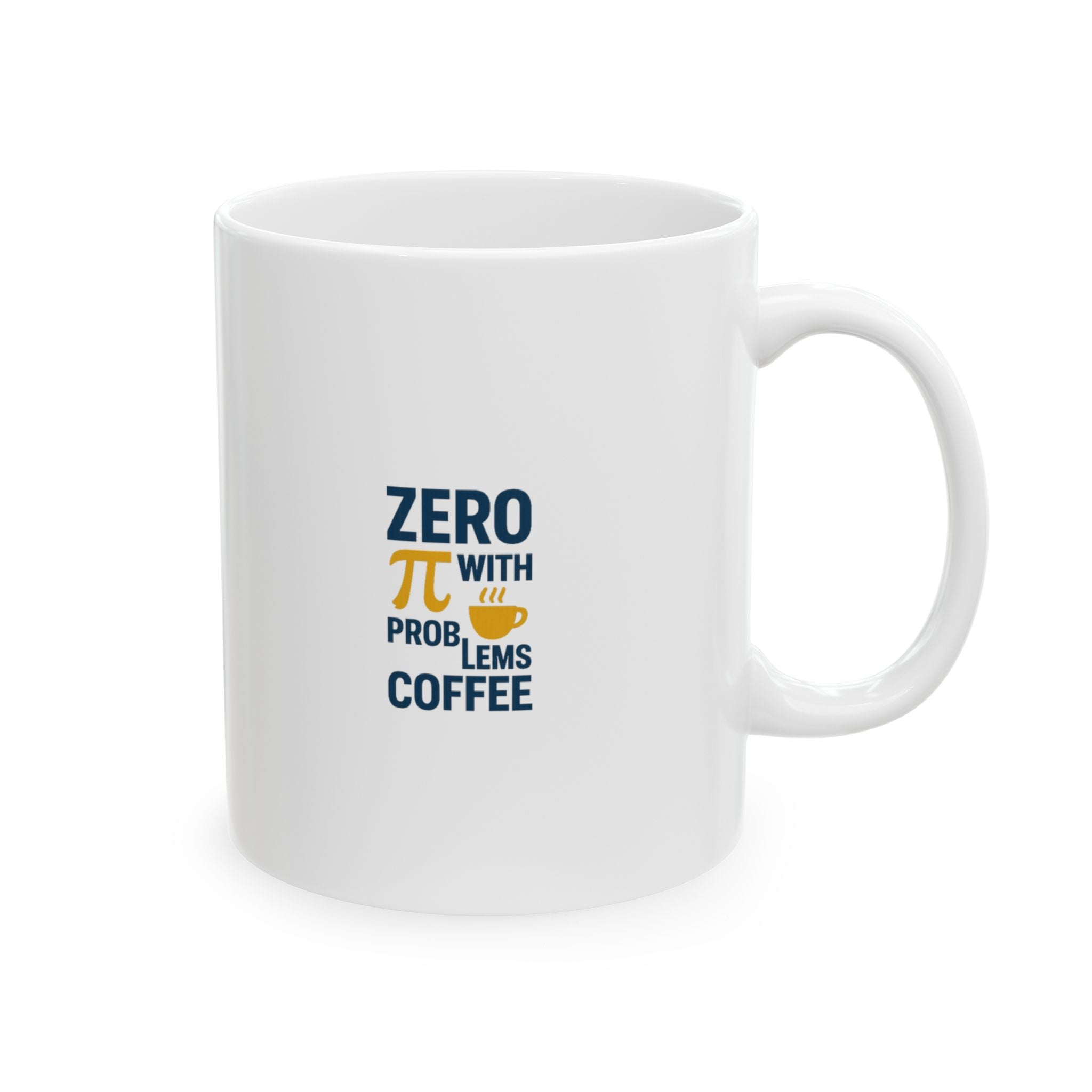 Math Teacher Zero Problems With Coffee Coffee Mug | Teacher Gift | Ceramic Mug