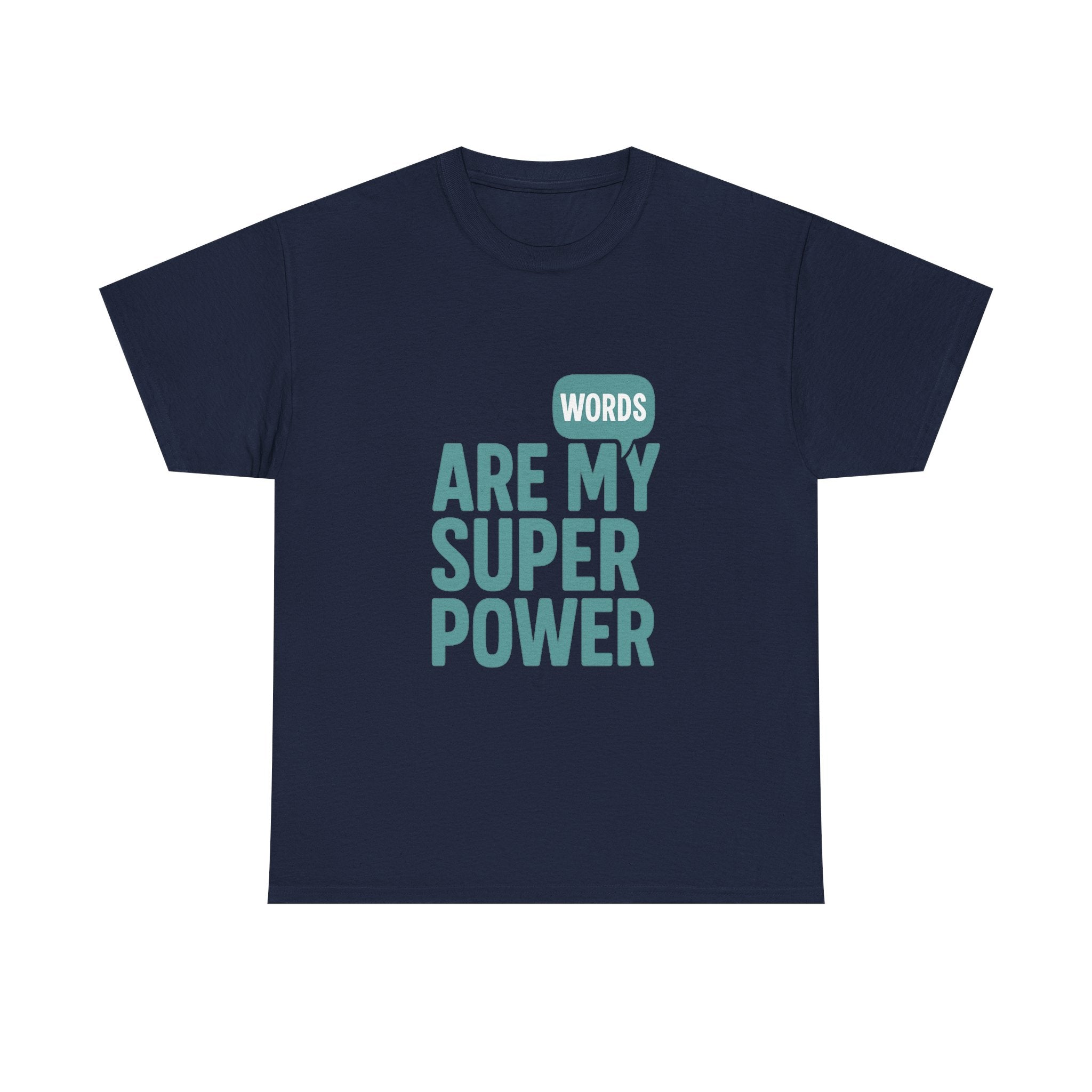 Speech Therapist Words Are My Superpower T-Shirt | Unique Gift | Graphic Tee