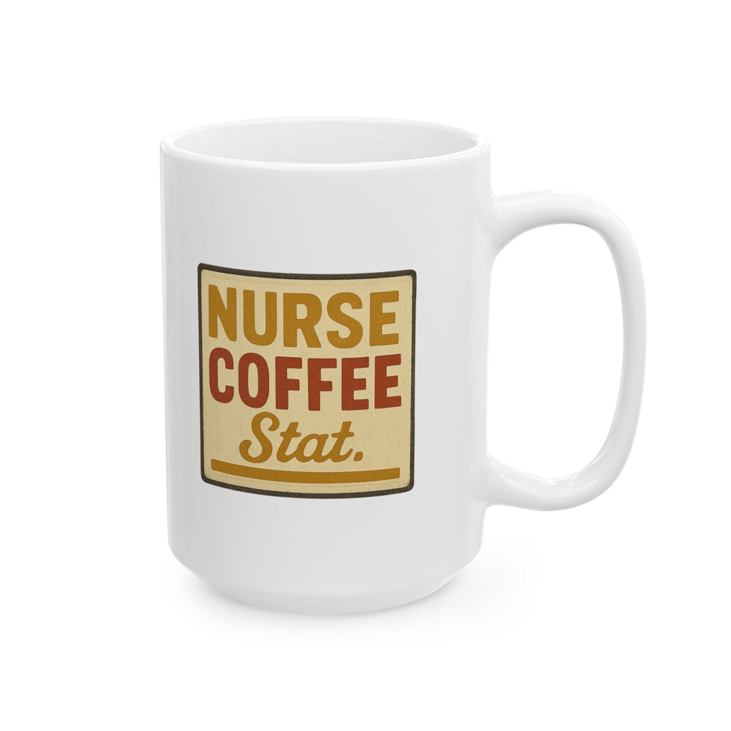 Nurse Running Low On Coffee Call Code Coffee Mug | Funny Nurse Humor | Ceramic Mug
