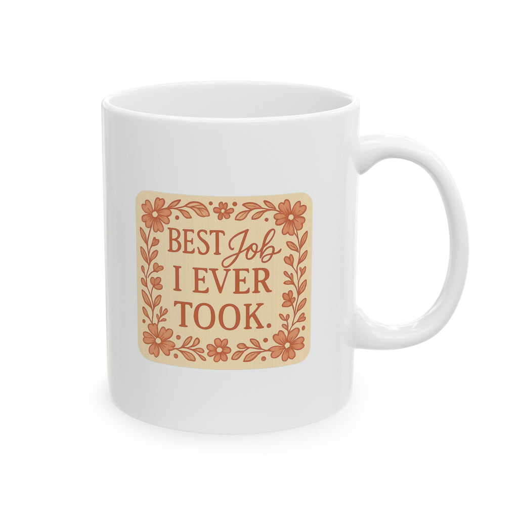 Grandma Of Grands The Best Job I Ever Took Coffee Mug | Gift for Grandma | Ceramic Mug