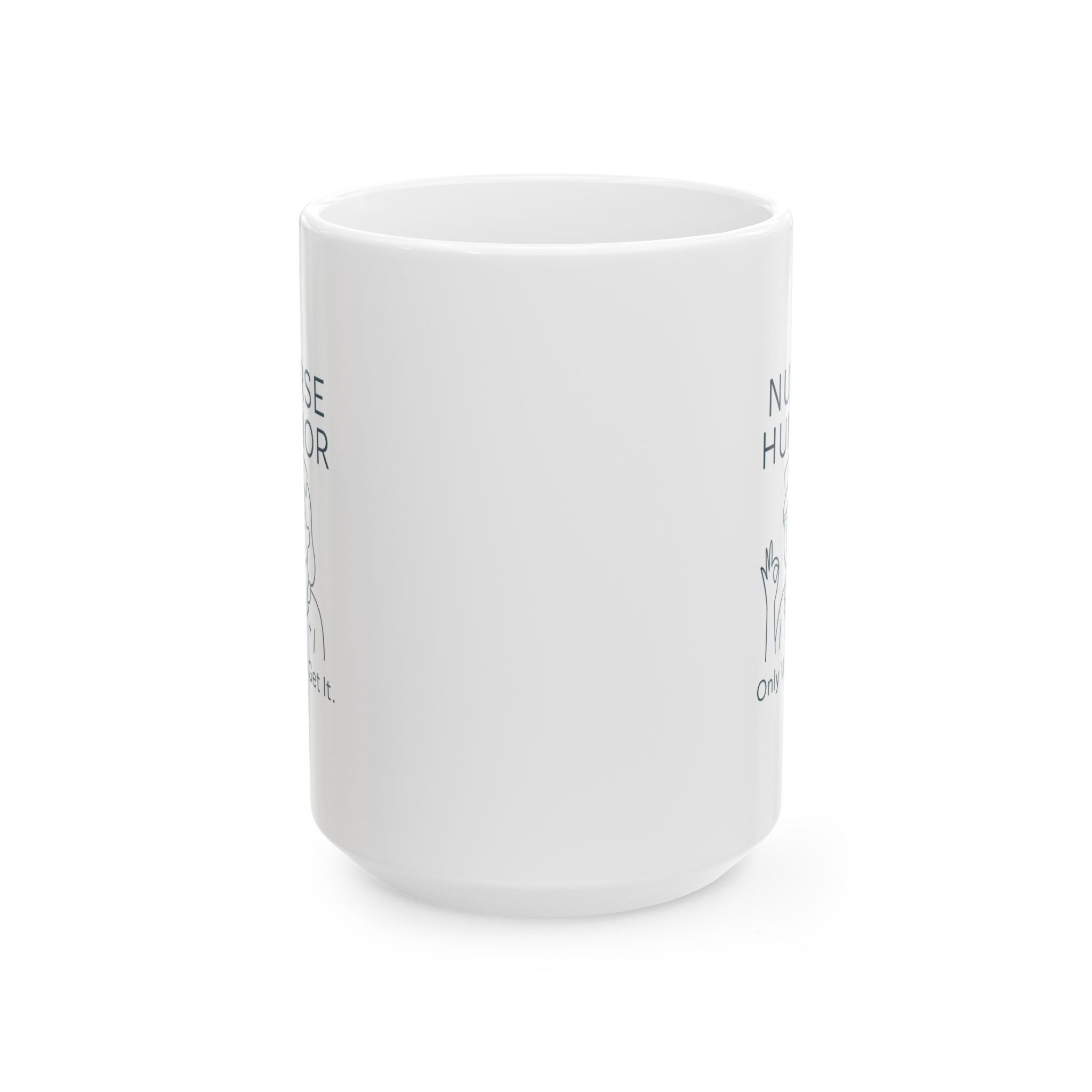 Nurse Humor Not For The Faint Of Heart Coffee Mug | Funny Nurse Gift | Ceramic Mug