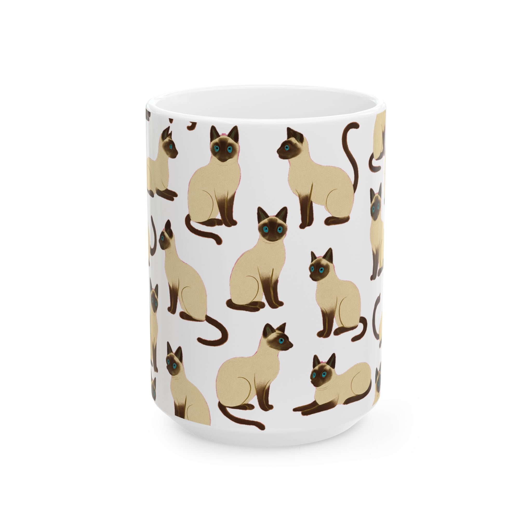Siamese Cat Coffee Mug | Cat Lover Gift | Ceramic Mug