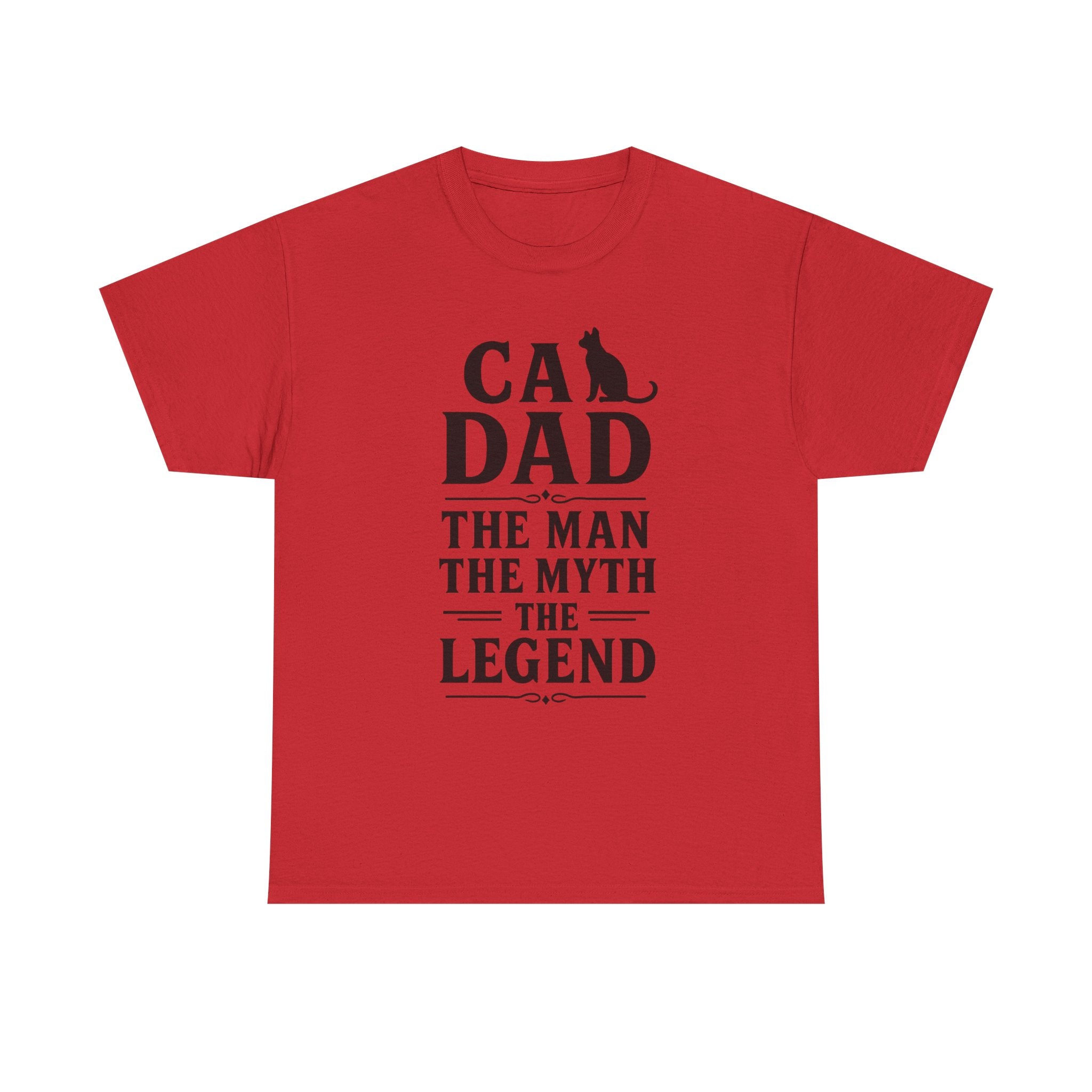 Cat Dad The Man The Myth T-Shirt | Cat Lover Gift | Graphic Tee