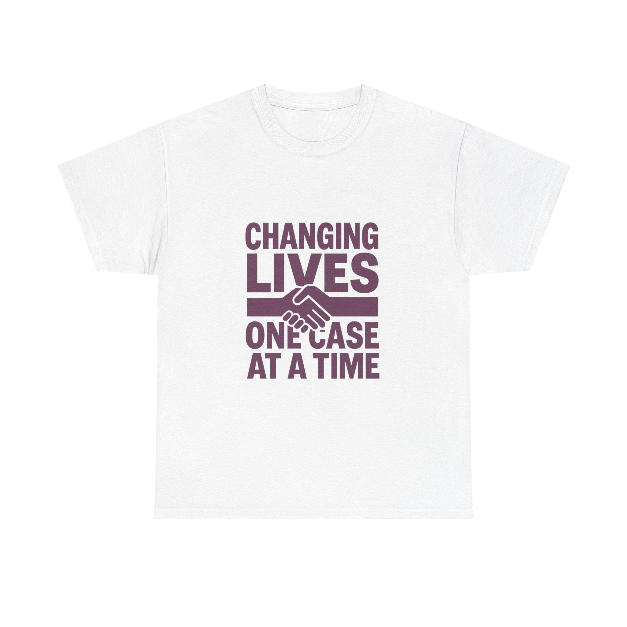 Social Worker Changing Lives One Case At A Time T-Shirt | Unique Gift | Graphic Tee