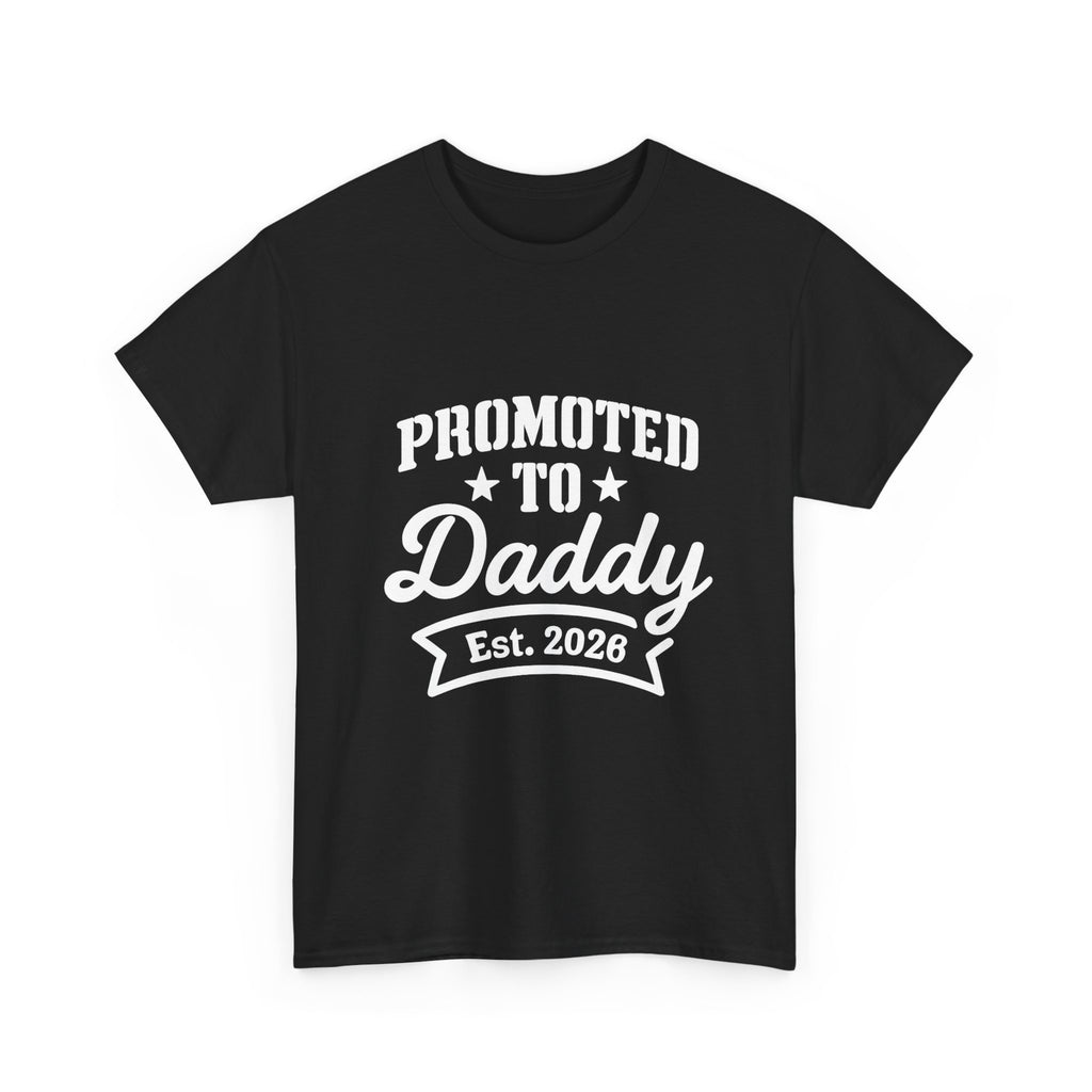 Promoted To Daddy New Dad T-Shirt | Gift for Dad | Graphic Tee