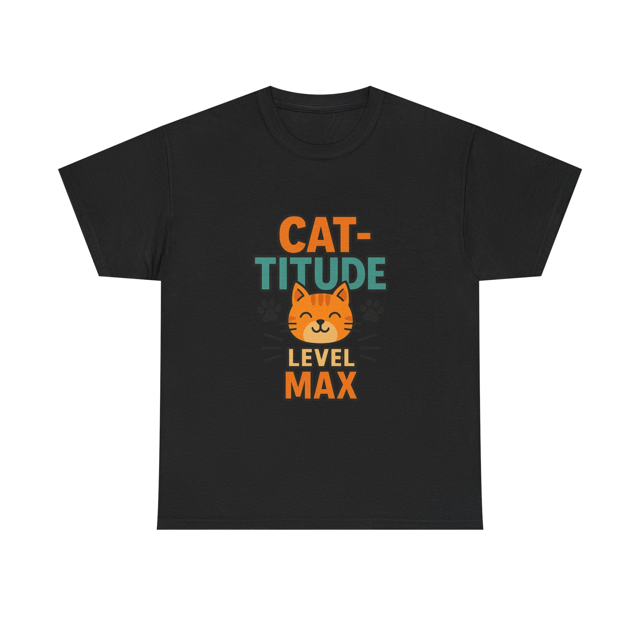 Not Grumpy Just Have Cat-titude T-Shirt | Funny Cat Humor | Graphic Tee