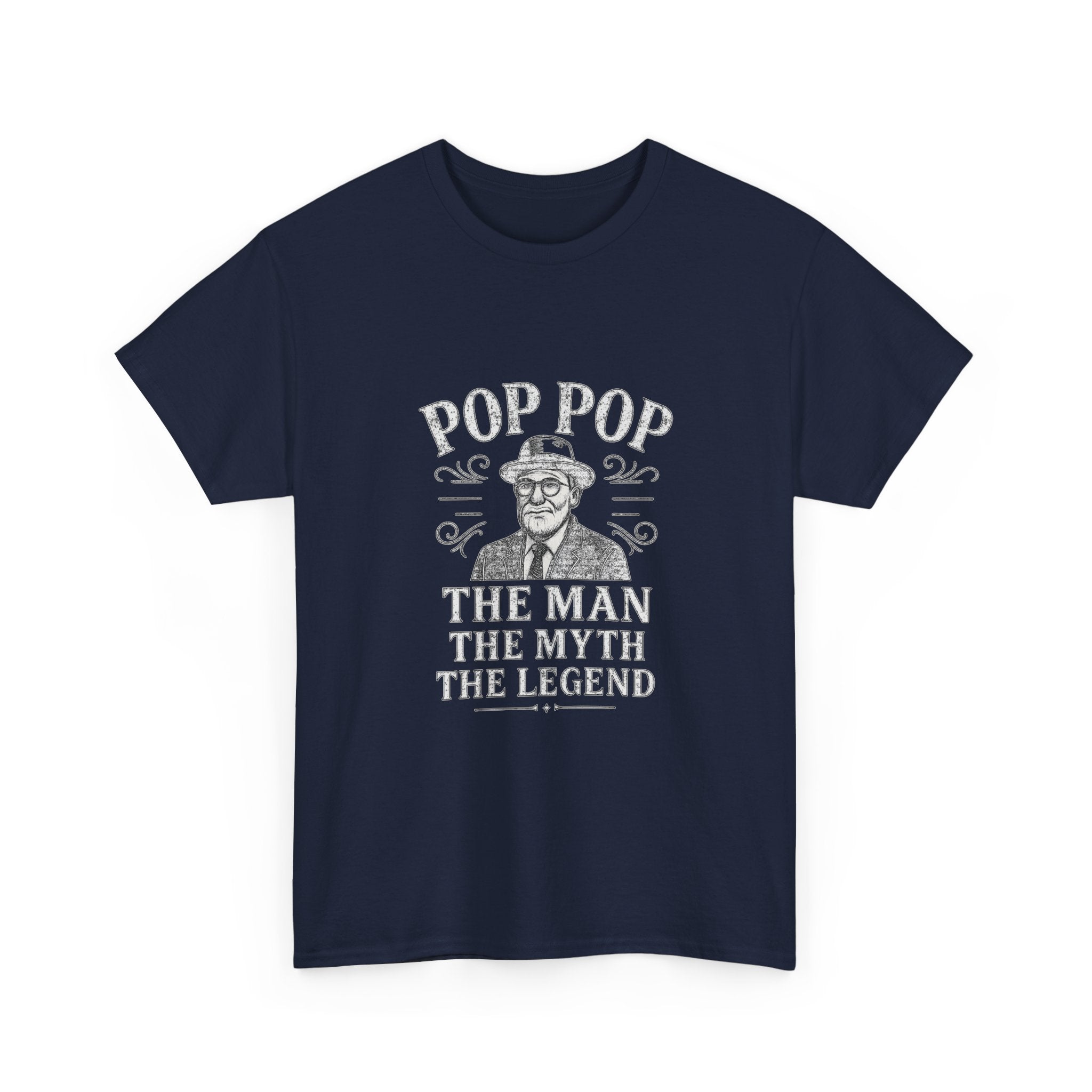 Pop Pop The Man The Myth Grandfather T-Shirt | Unique Gift | Graphic Tee