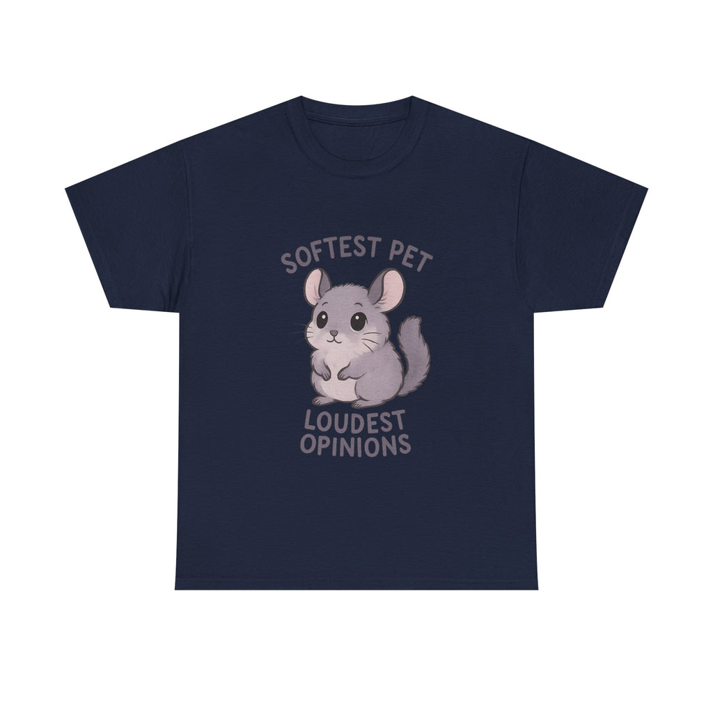 Chinchilla Mom Softest Pet Loudest Opinions T-Shirt