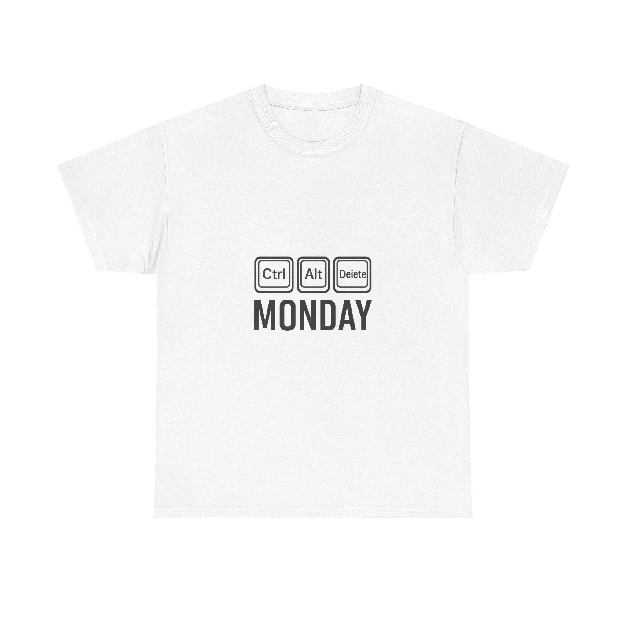 Ctrl Alt Delete Monday Programmer T-Shirt | Programmer Gift | Graphic Tee