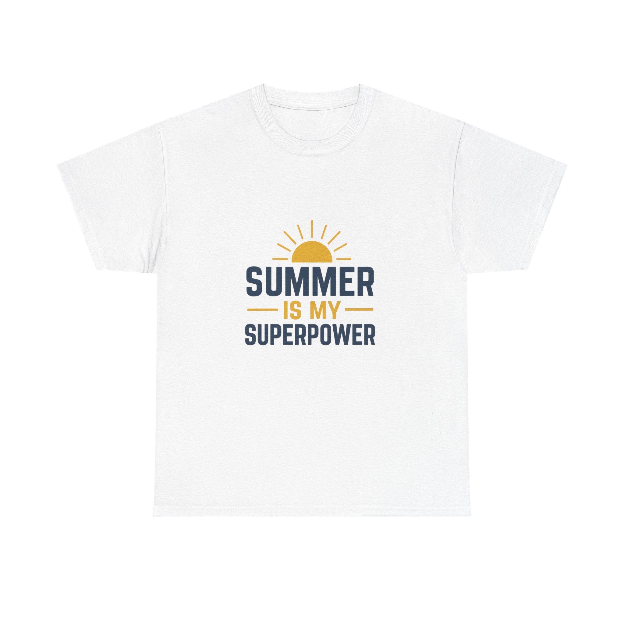 Retired Teacher Summer Is My Superpower T-Shirt | Teacher Gift | Graphic Tee