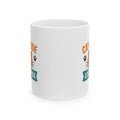 Resting Cat Face On Point Coffee Mug | Funny Cat Humor | Ceramic Mug