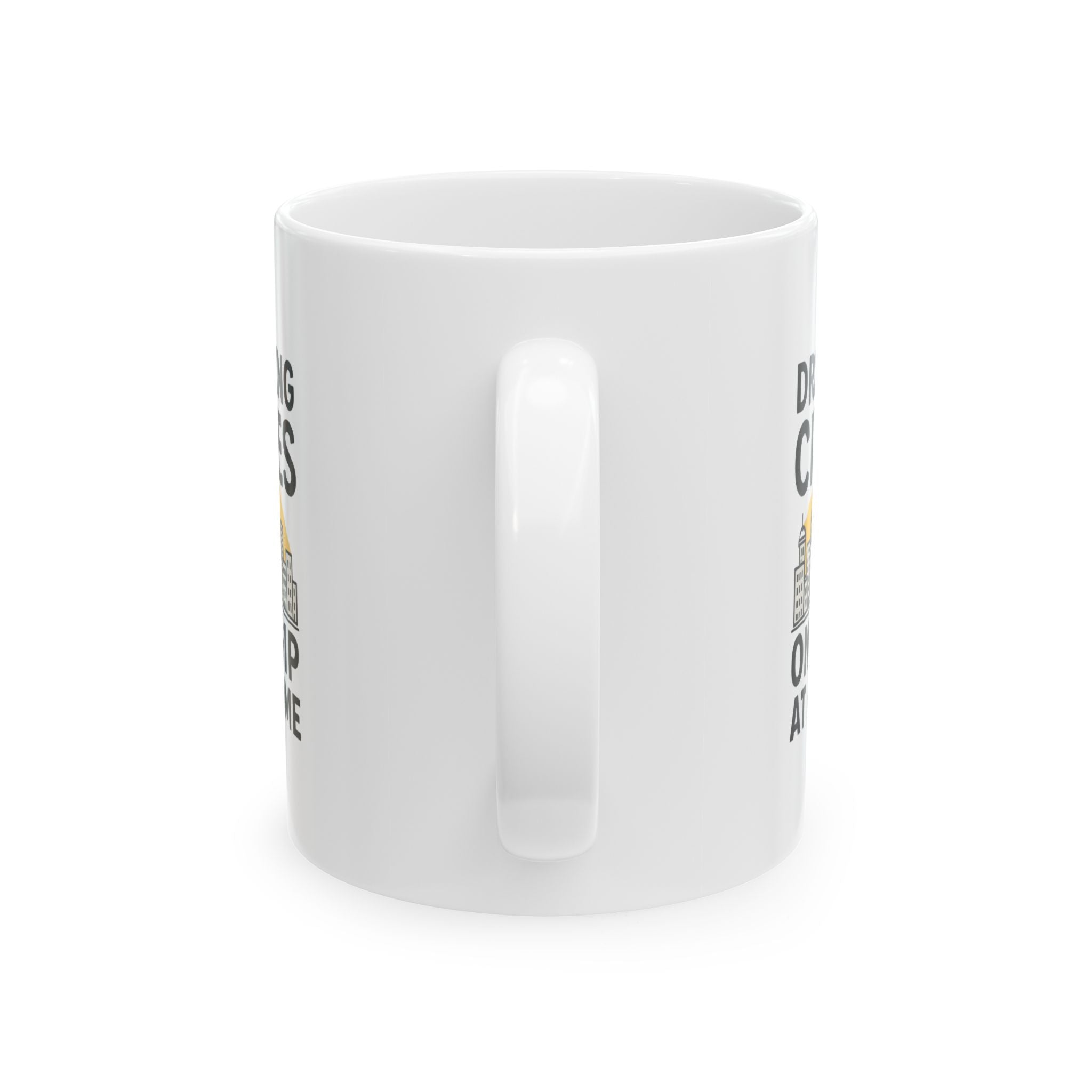 Urban Sketcher Drawing Cities One Sip At A Time Coffee Mug | Unique Gift | Ceramic Mug