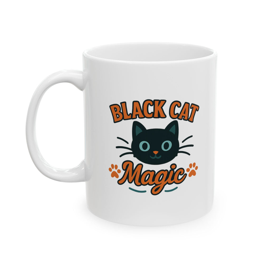 Black Cat Owner Blessed And Obsessed Coffee Mug | Funny Cat Gift | Ceramic Mug