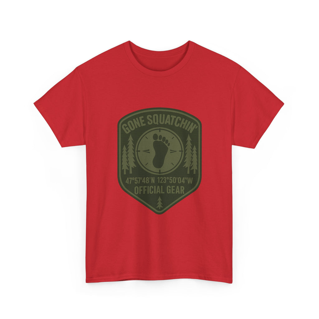 Gone Squatchin Official Gear T-Shirt | Unique Gift | Graphic Tee