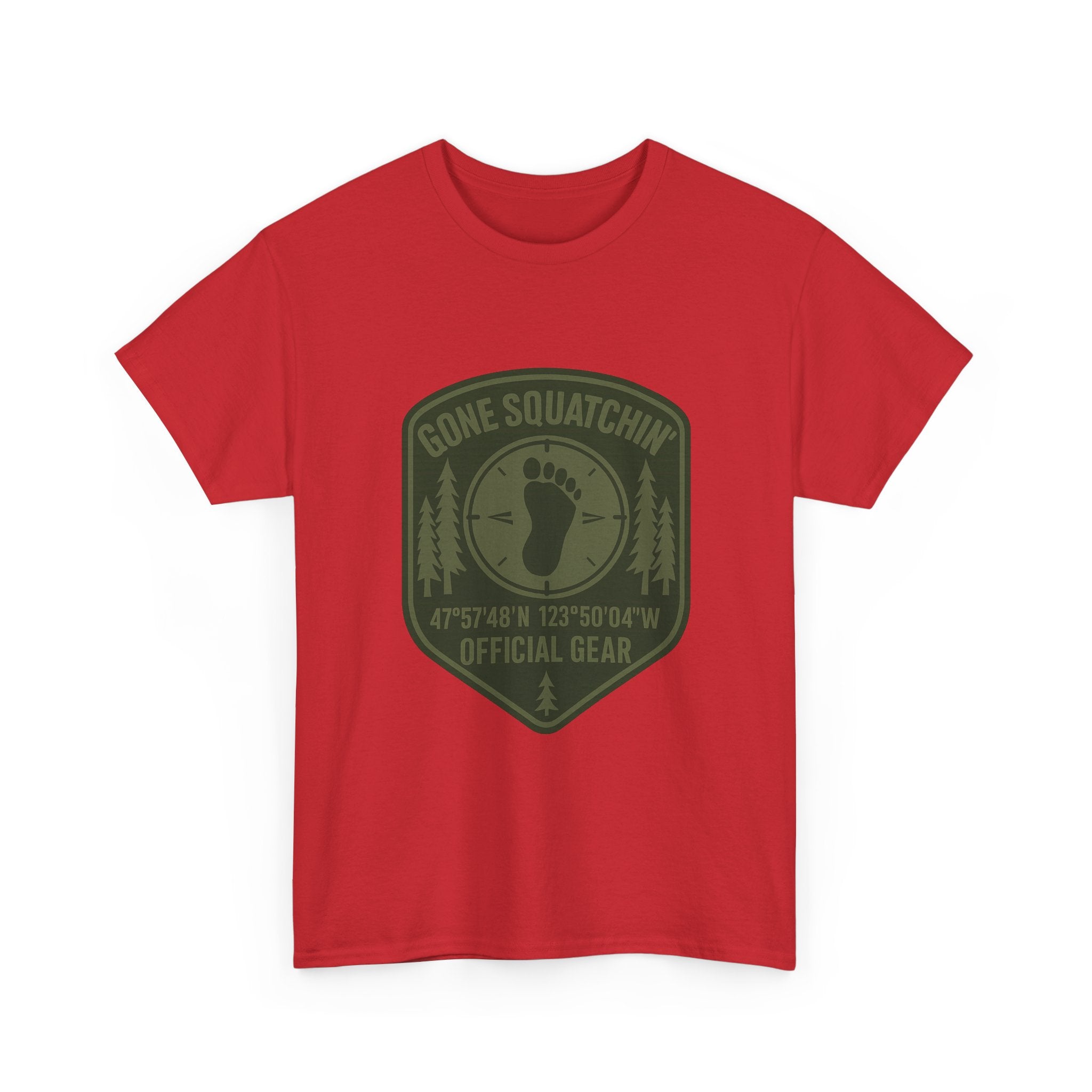 Gone Squatchin Official Gear T-Shirt | Unique Gift | Graphic Tee