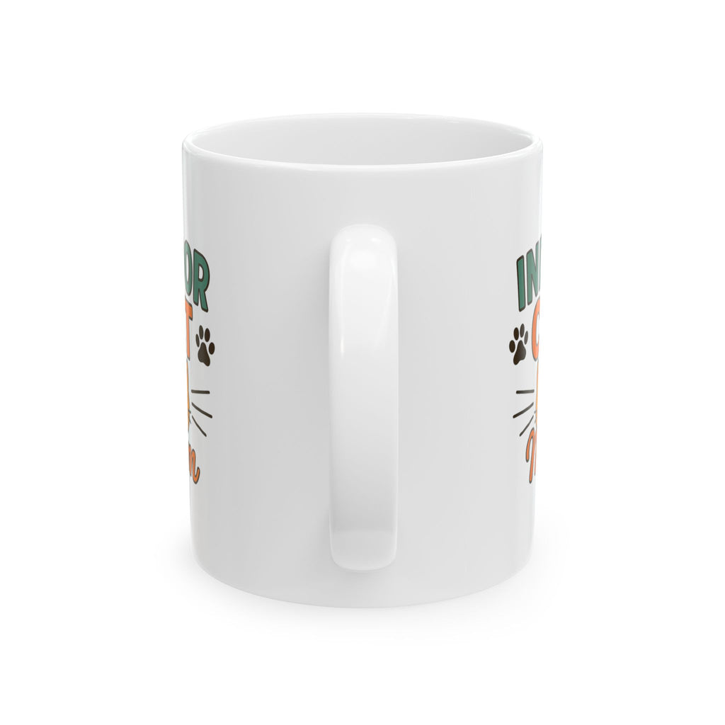 Homebody Cat Mom Club Coffee Mug | Indoor Cat Owner Gift | Ceramic Mug
