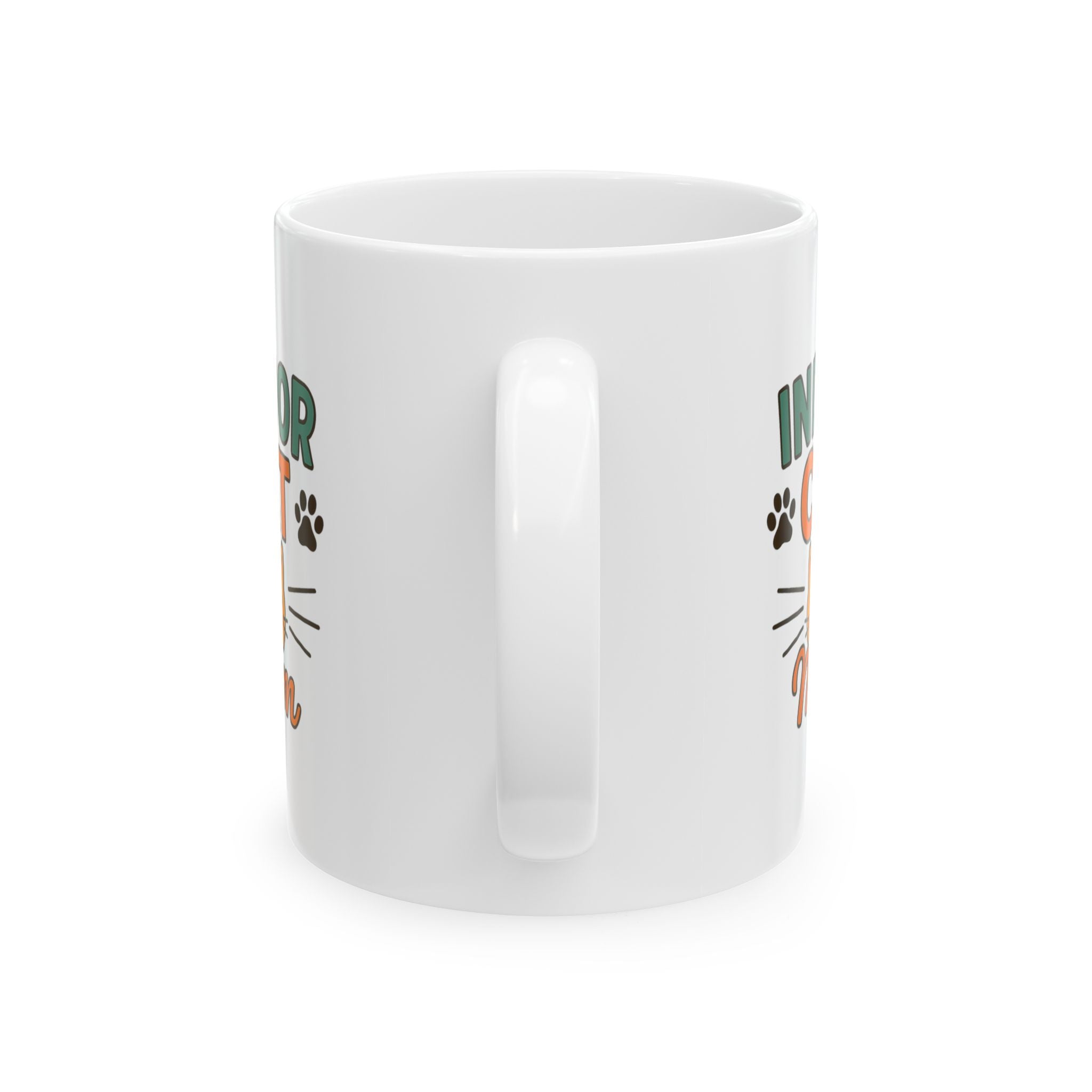 Homebody Cat Mom Club Coffee Mug | Indoor Cat Owner Gift | Ceramic Mug