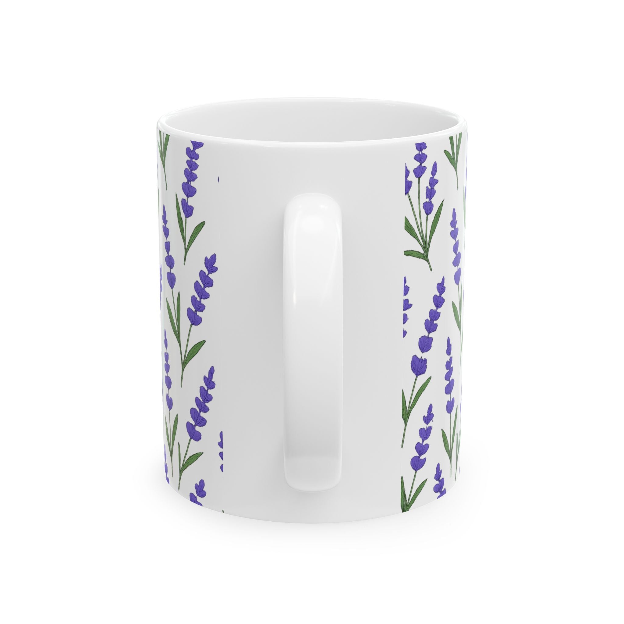 Lavender Sprigs Full Wrap Coffee Mug | Flowers Lover Gift | Ceramic Mug