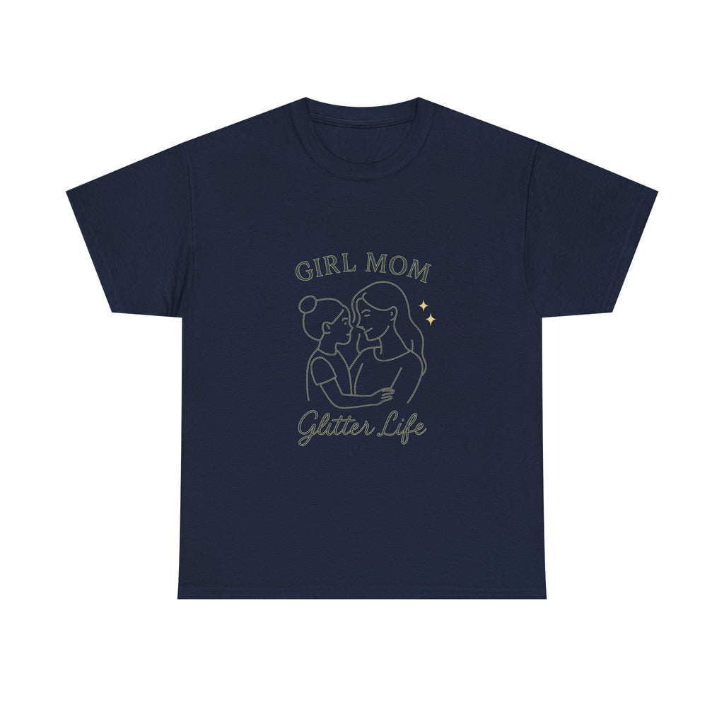 Girl Mom Hair Bows And Chaos T-Shirt | Funny Girl Mom Gift | Graphic Tee