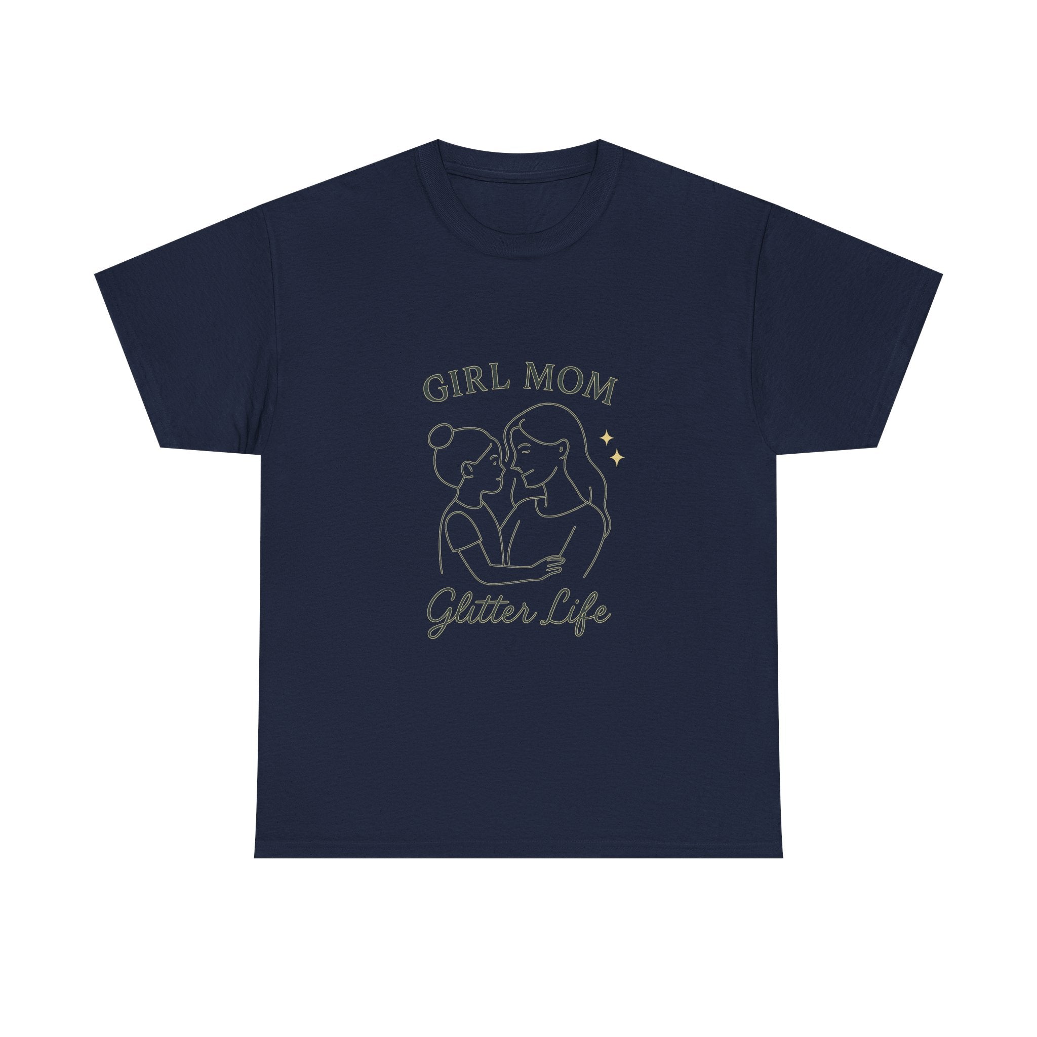 Girl Mom Hair Bows And Chaos T-Shirt | Funny Girl Mom Gift | Graphic Tee