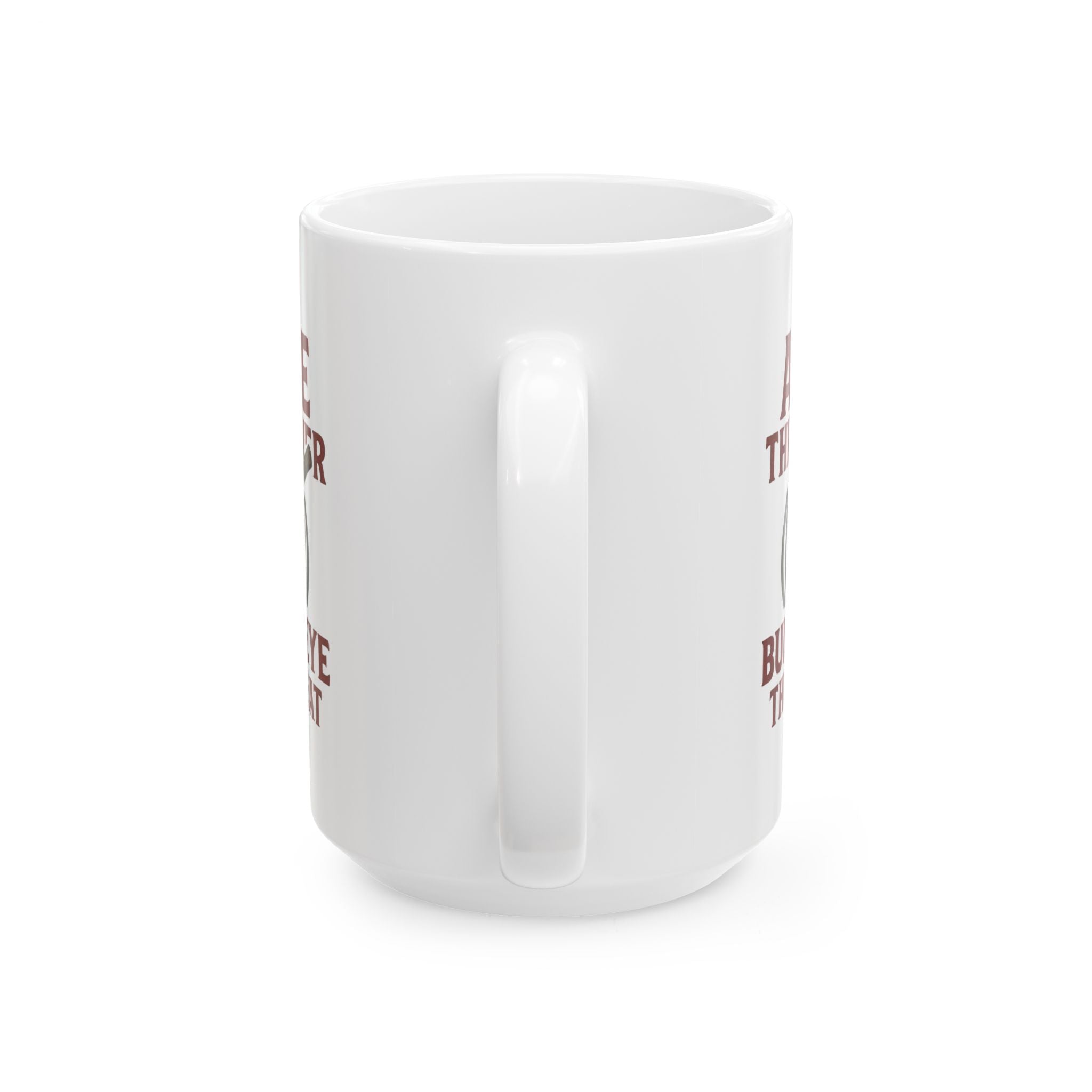 Competitive Axe Thrower Bullseye Then Breakfast Coffee Mug | Unique Gift | Ceramic Mug