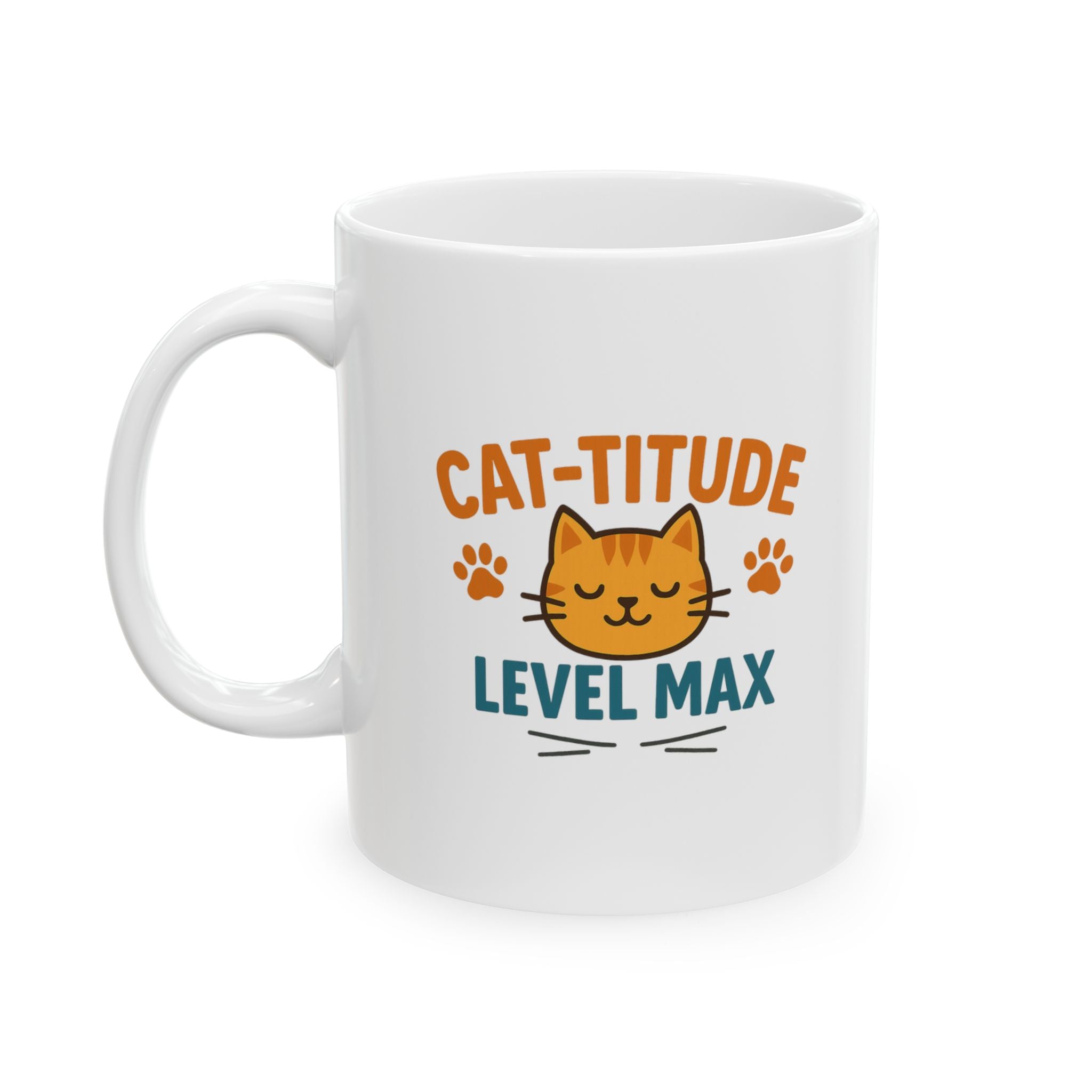 Unapologetically Cat-ty Coffee Mug | Funny Sarcastic Cat Gift | Ceramic Mug