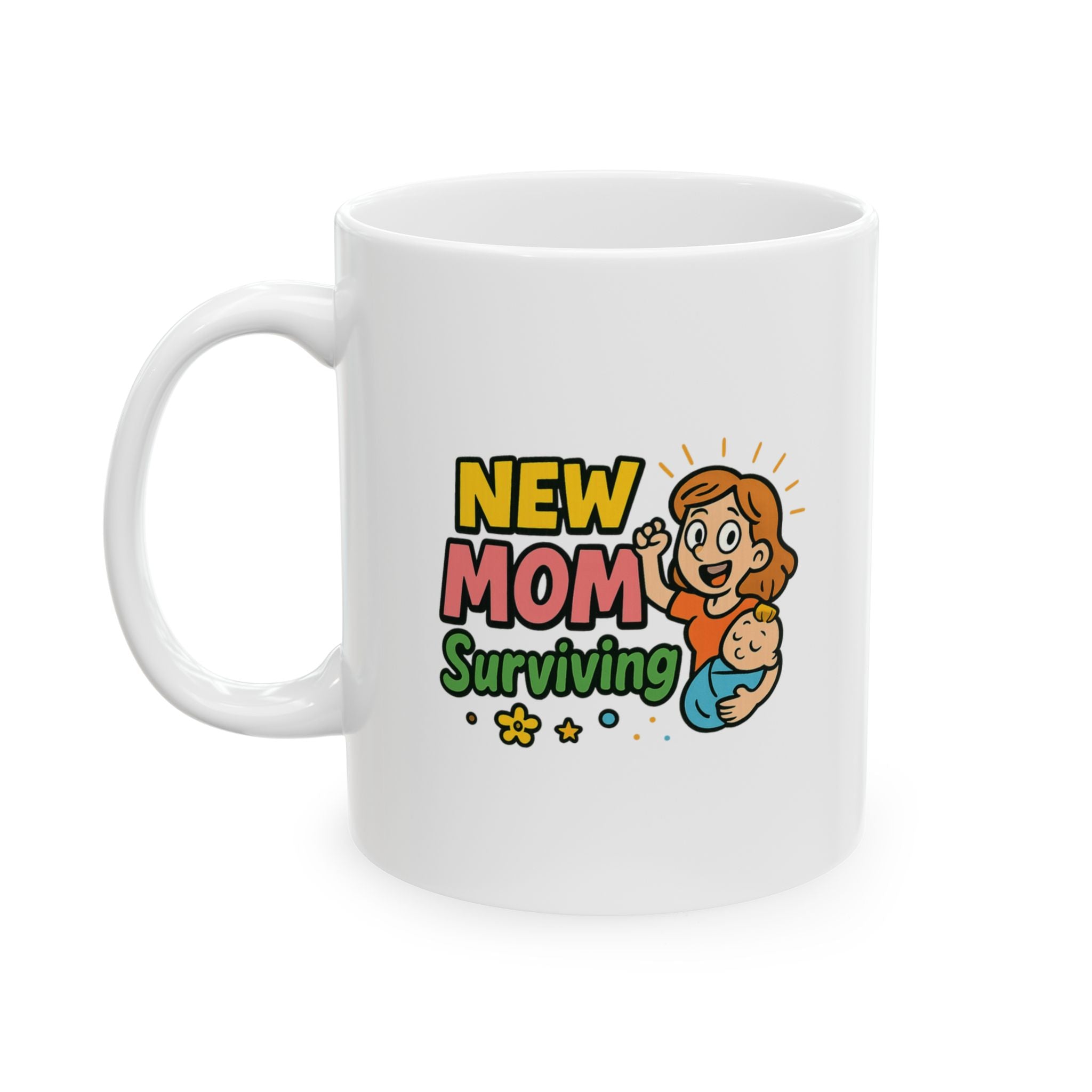 New Mom Mode Activated Coffee Mug | Baby Shower Gift | Ceramic Mug