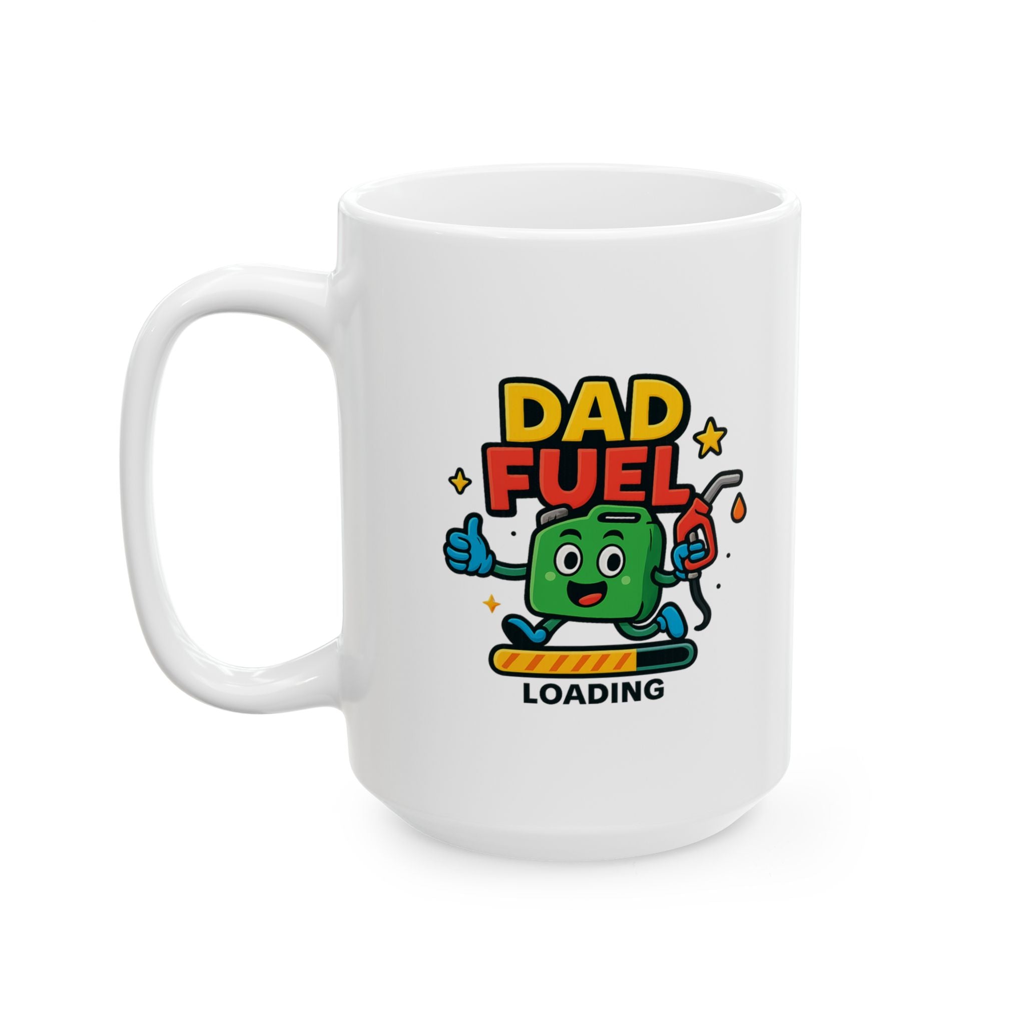 Dad Fuel In Progress Step Away Coffee Mug | Funny Father Gift | Ceramic Mug