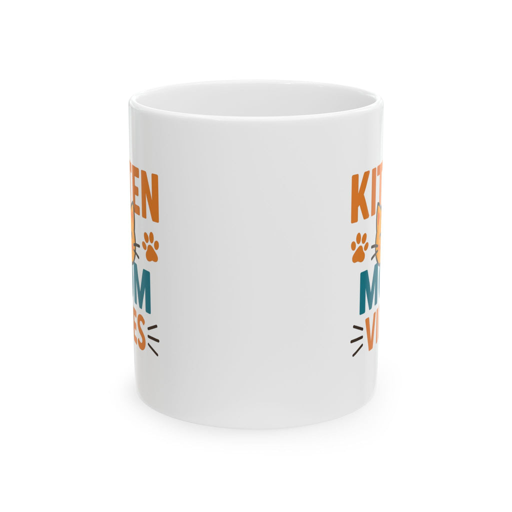 Kitten Mom Life Is Purrfect Coffee Mug | Cat Lover Gift | Ceramic Mug
