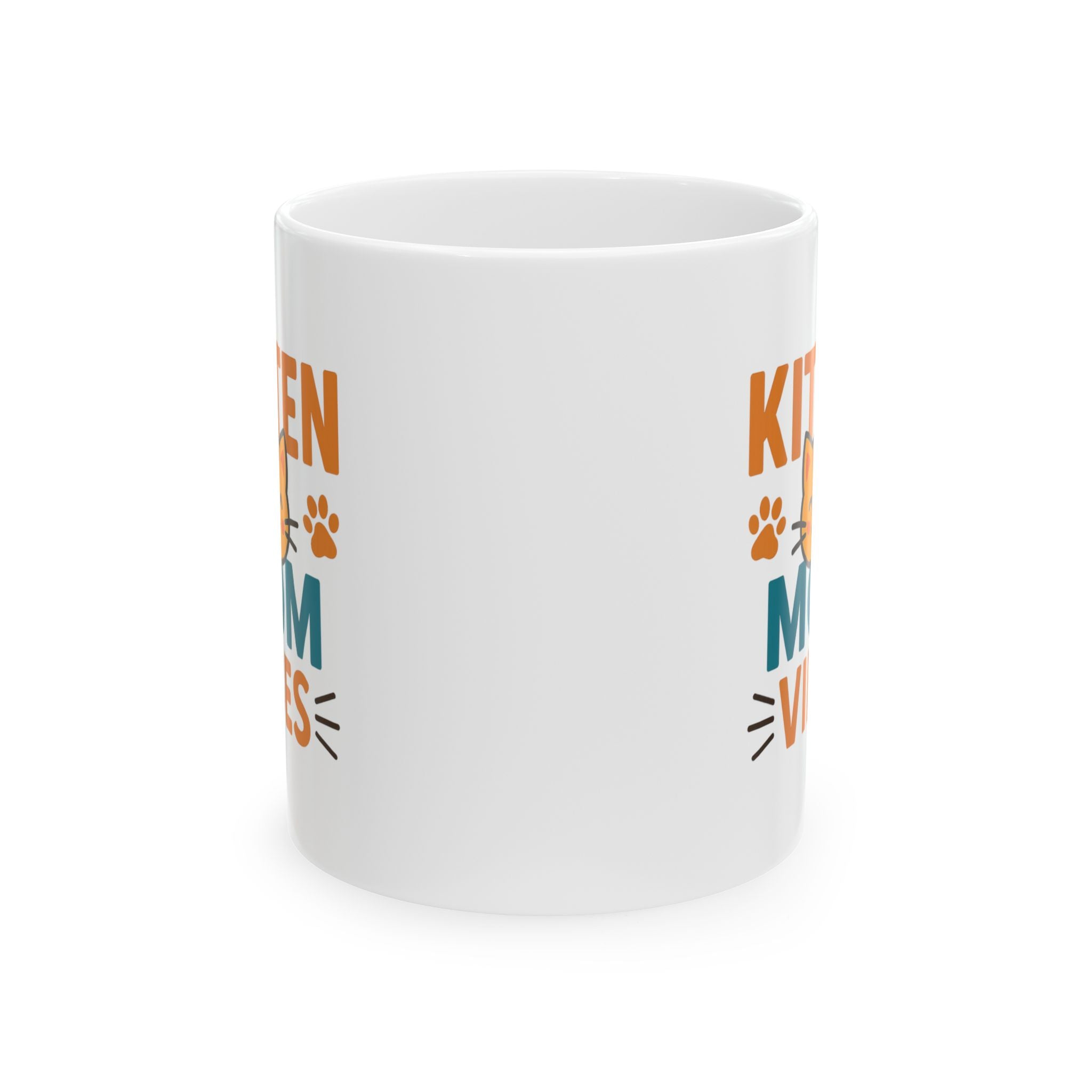Kitten Mom Life Is Purrfect Coffee Mug | Cat Lover Gift | Ceramic Mug