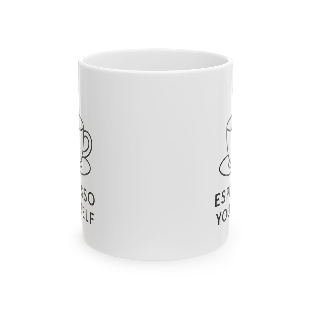 Espresso Yourself No Decaf Allowed Coffee Mug | Coffee Lover Gift | Ceramic Mug