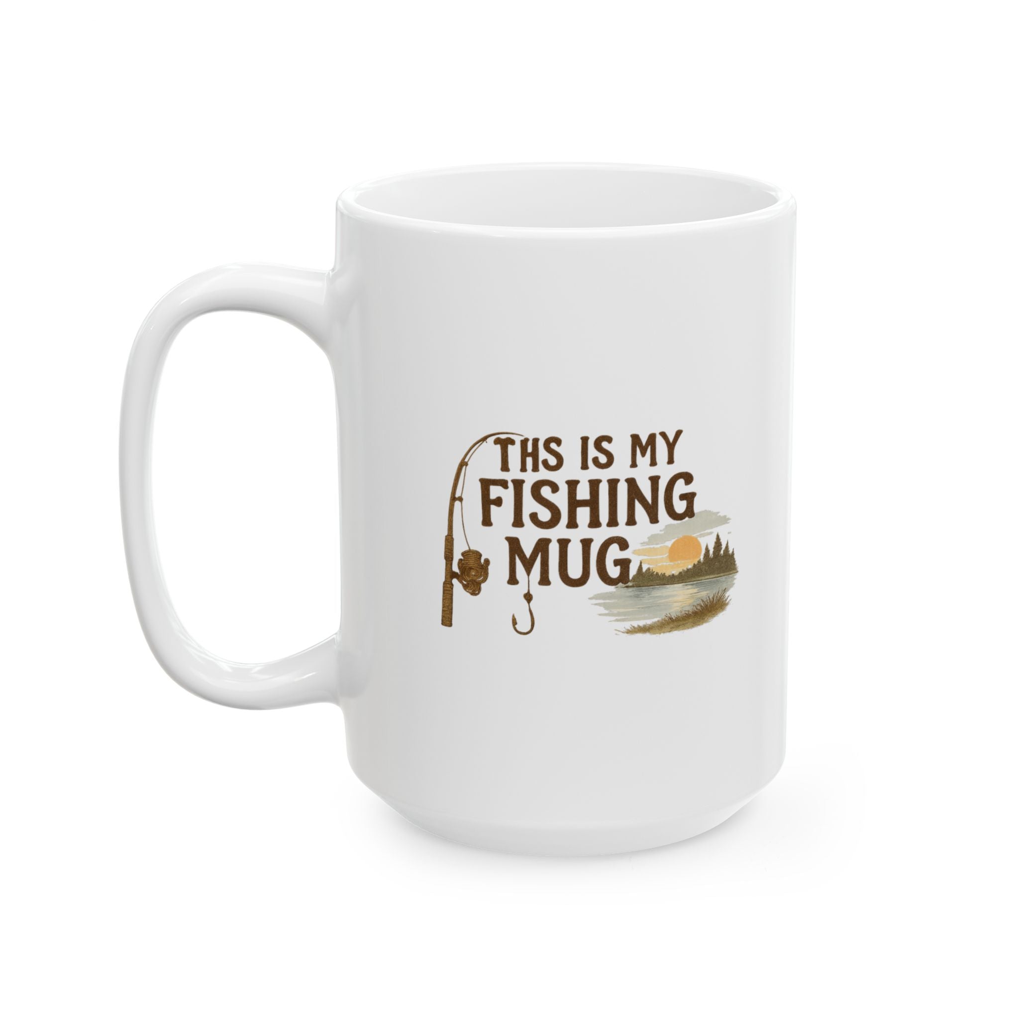 This Is My Fishing Mug Outdoors Coffee Mug | Fishing Lover Gift | Ceramic Mug