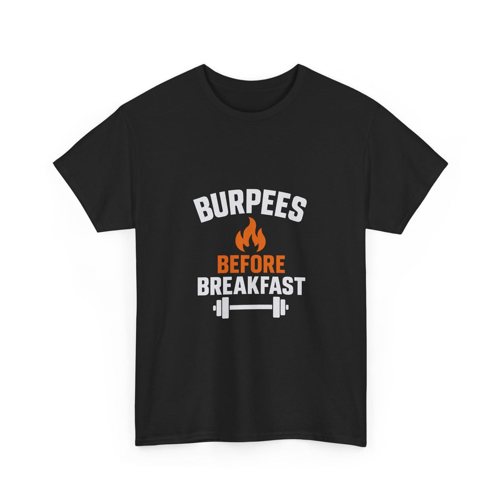 CrossFit Mom Burpees Before Breakfast T-Shirt | Gift for Mom | Graphic Tee