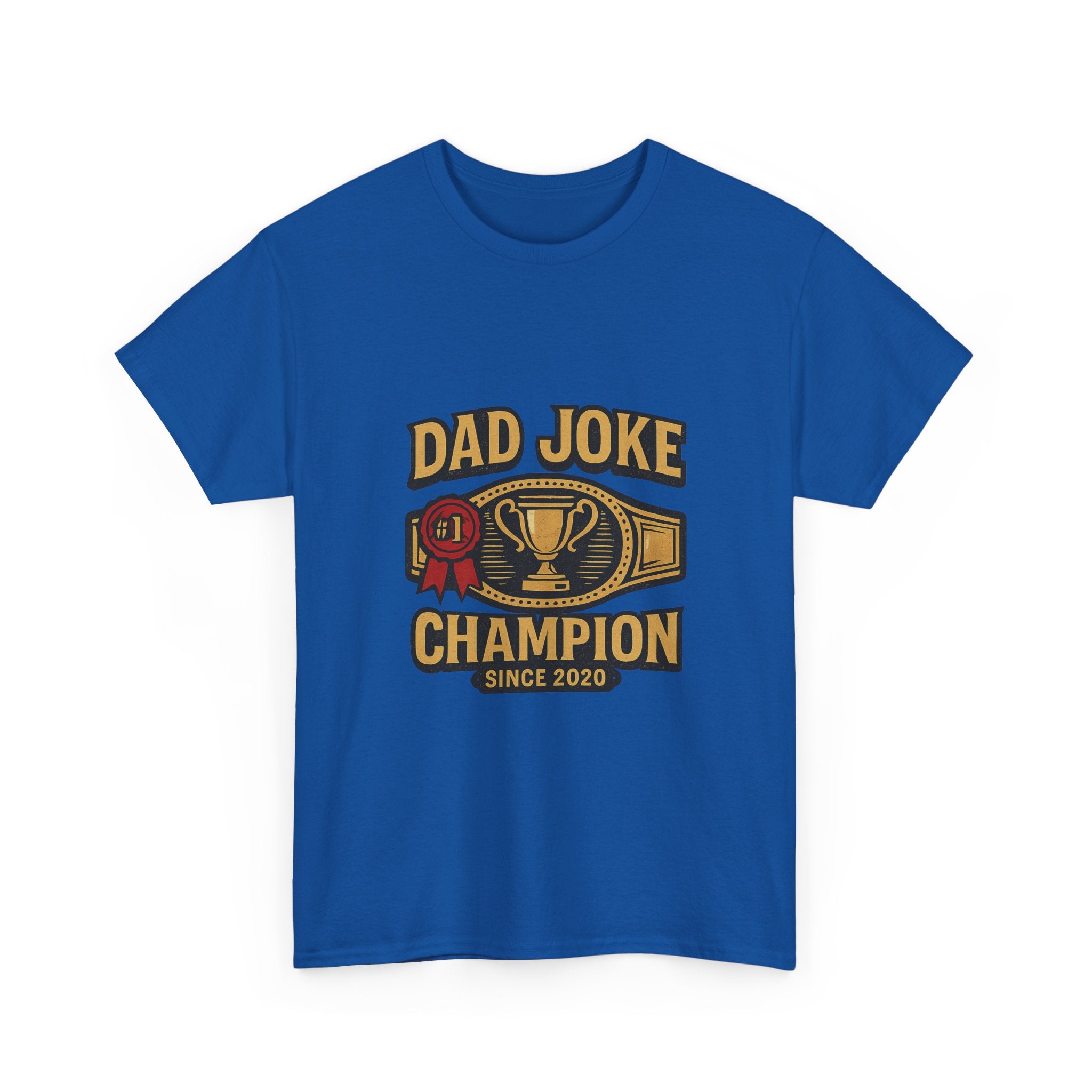 Dad Joke Champion Since 2020 T-Shirt | Gift for Dad | Graphic Tee