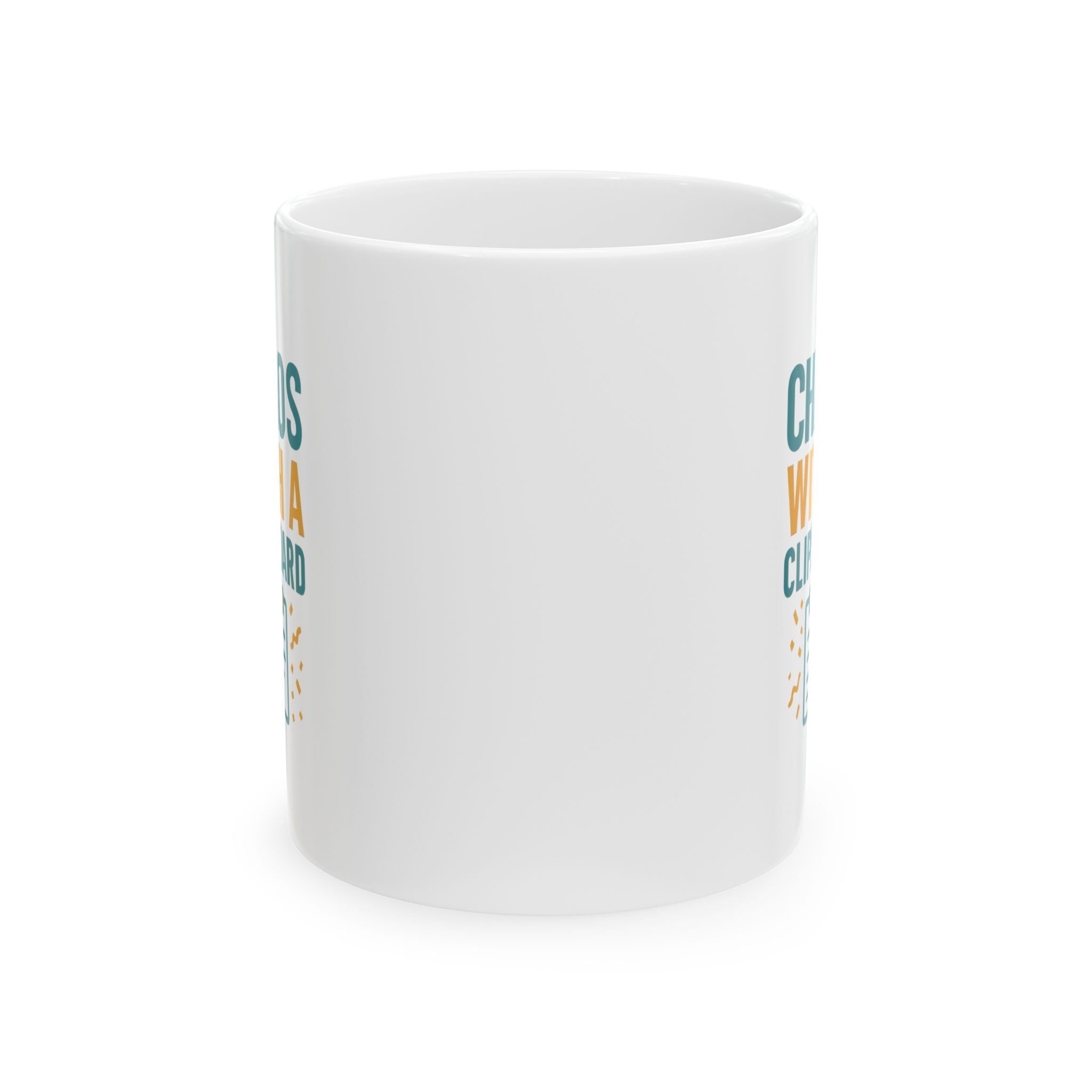 Event Planner Chaos With A Clipboard Coffee Mug | Unique Gift | Ceramic Mug