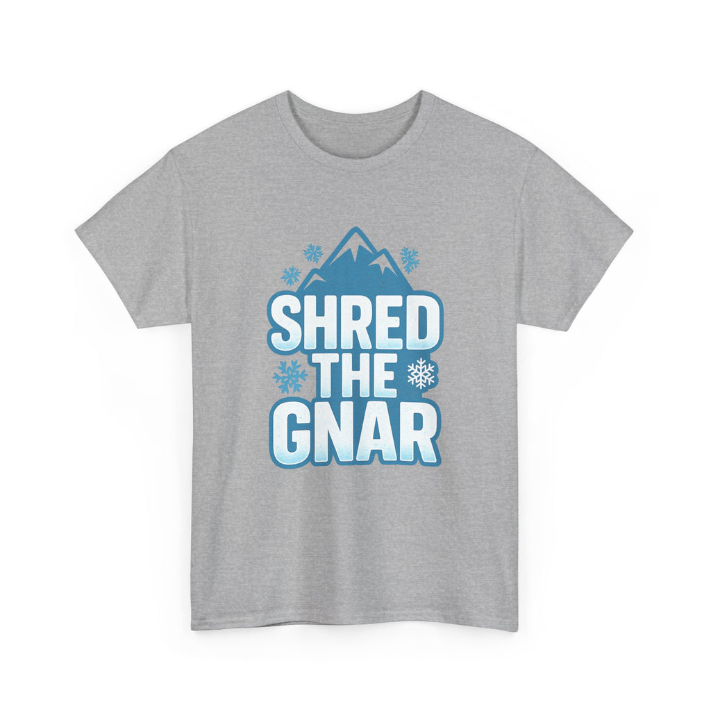 Snowboarder Shred The Gnar T-Shirt | Unique Gift | Graphic Tee