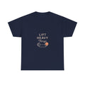 Born To Lift Forced To Work T-Shirt | Funny Gym Gift | Graphic Tee