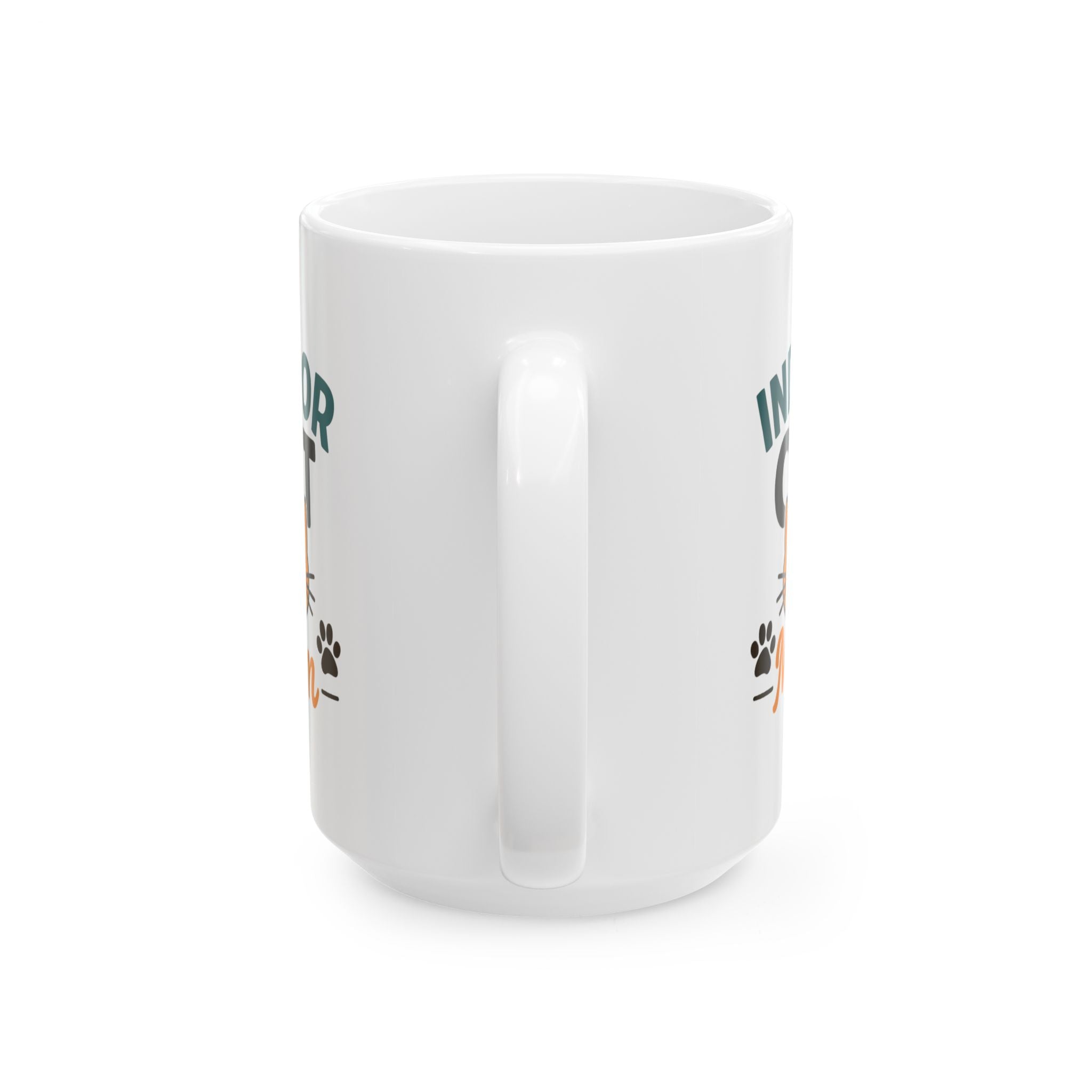 Couch Cat Enthusiast Coffee Mug | Funny Indoor Cat Lover | Ceramic Mug