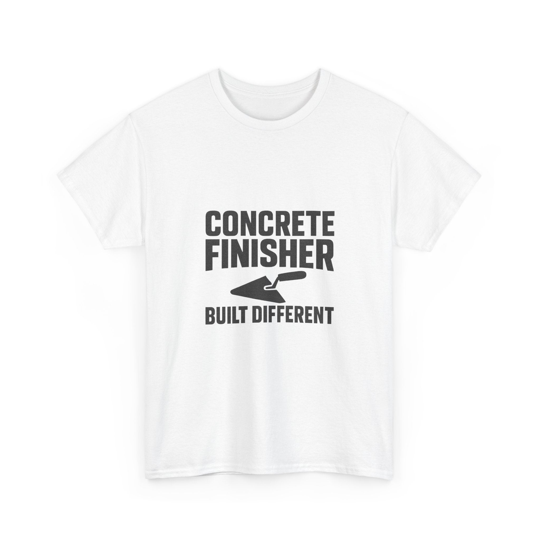 Concrete Finisher Built Different Profession T-Shirt | Unique Gift | Graphic Tee