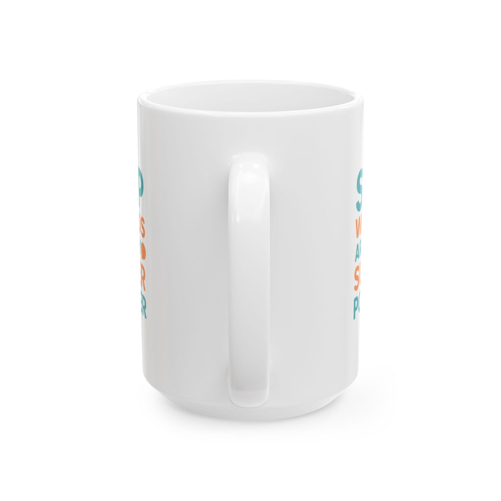 Speech Language Pathologist Words Are My Superpower Coffee Mug | Unique Gift | Ceramic Mug