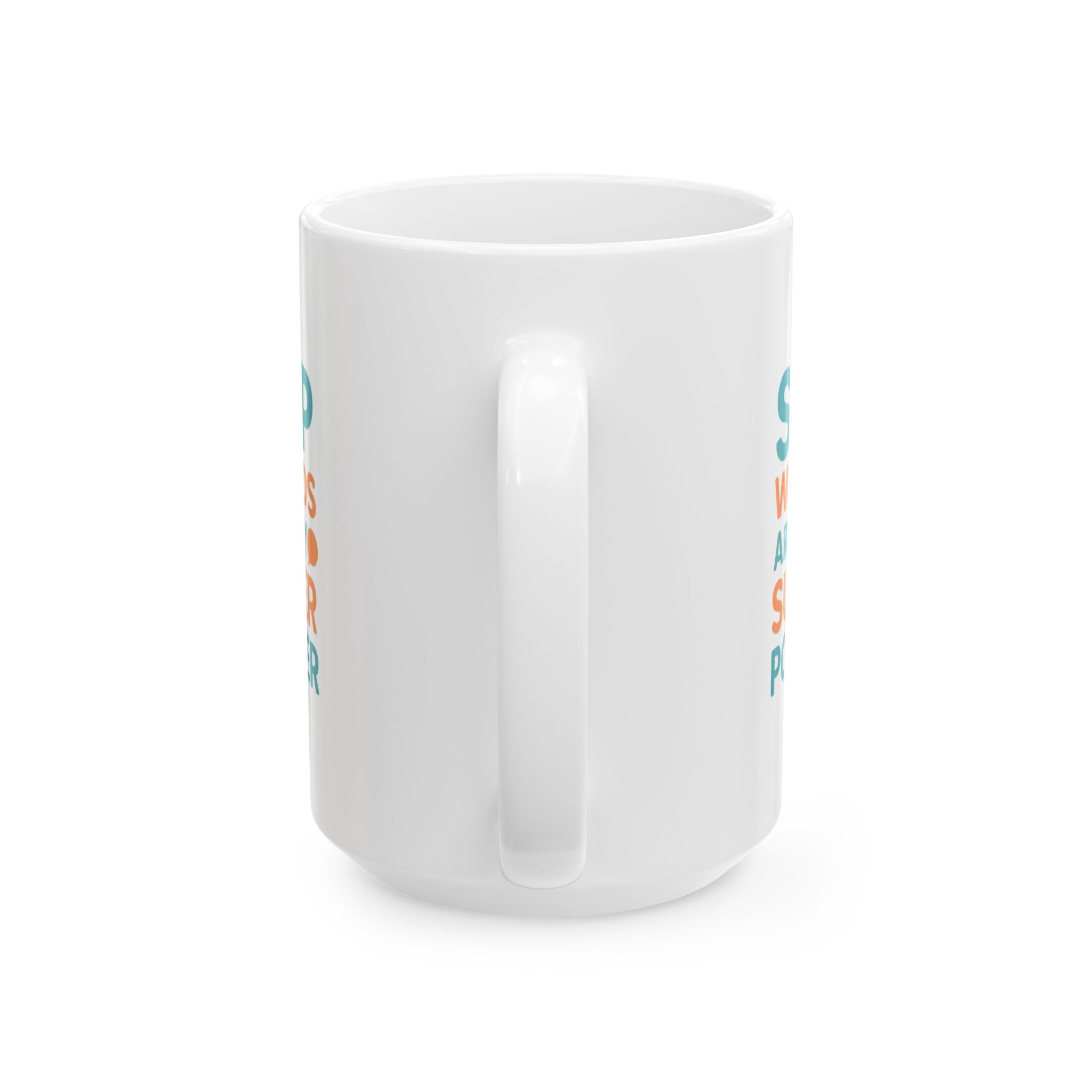 Speech Language Pathologist Words Are My Superpower Coffee Mug | Unique Gift | Ceramic Mug