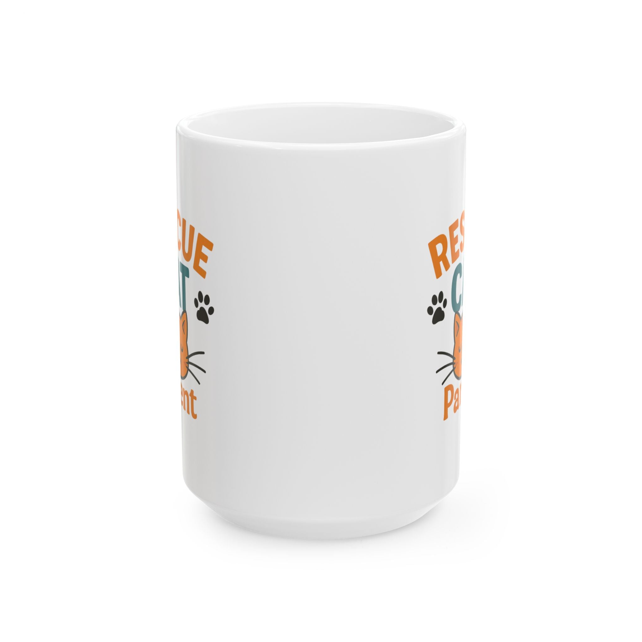 Rescue Cat Changed My Life Coffee Mug | Adoption Gift | Ceramic Mug