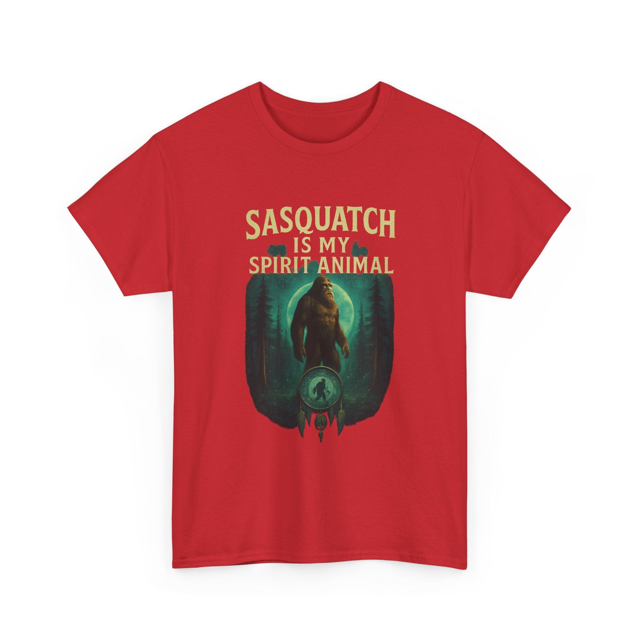 Sasquatch Is My Spirit Animal T-Shirt | Unique Gift | Graphic Tee