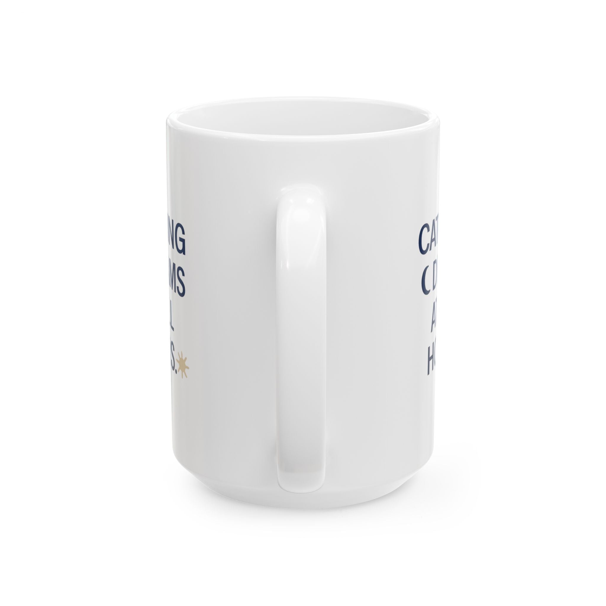 Nurse Midwife Catching Dreams At All Hours Coffee Mug | Cat Lover Gift | Ceramic Mug
