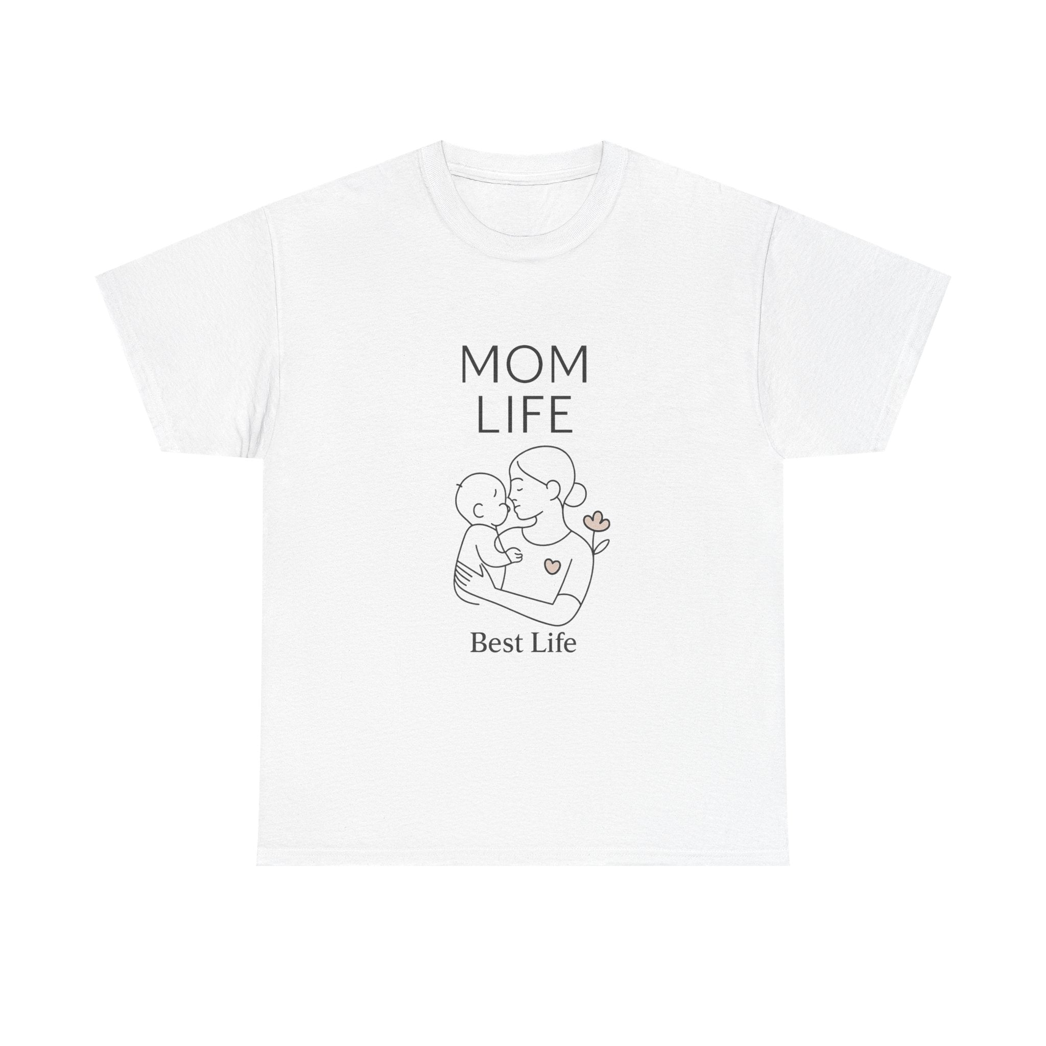 Mom Life Best Life Period T-Shirt | Mom Humor Gift | Graphic Tee